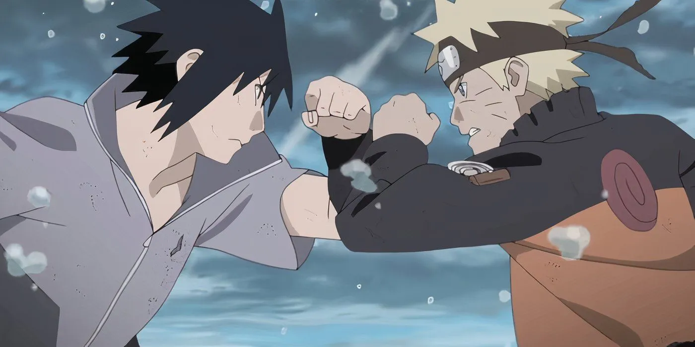 Sasuke in a key battle scene.