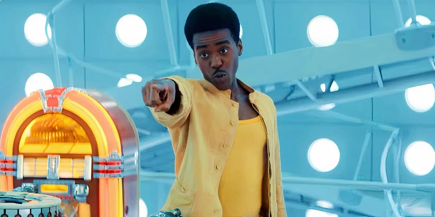 Ncuti Gatwa in the TARDIS
