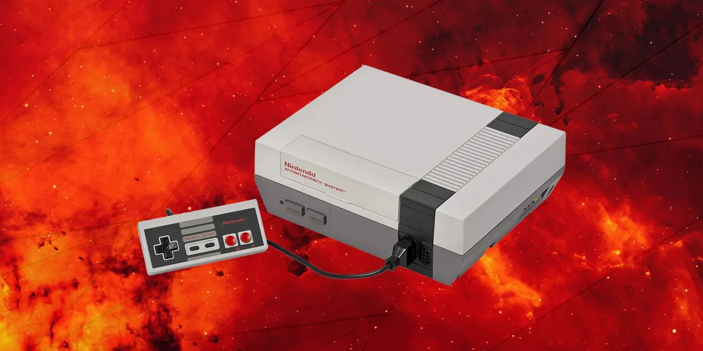 NES Red Background Image