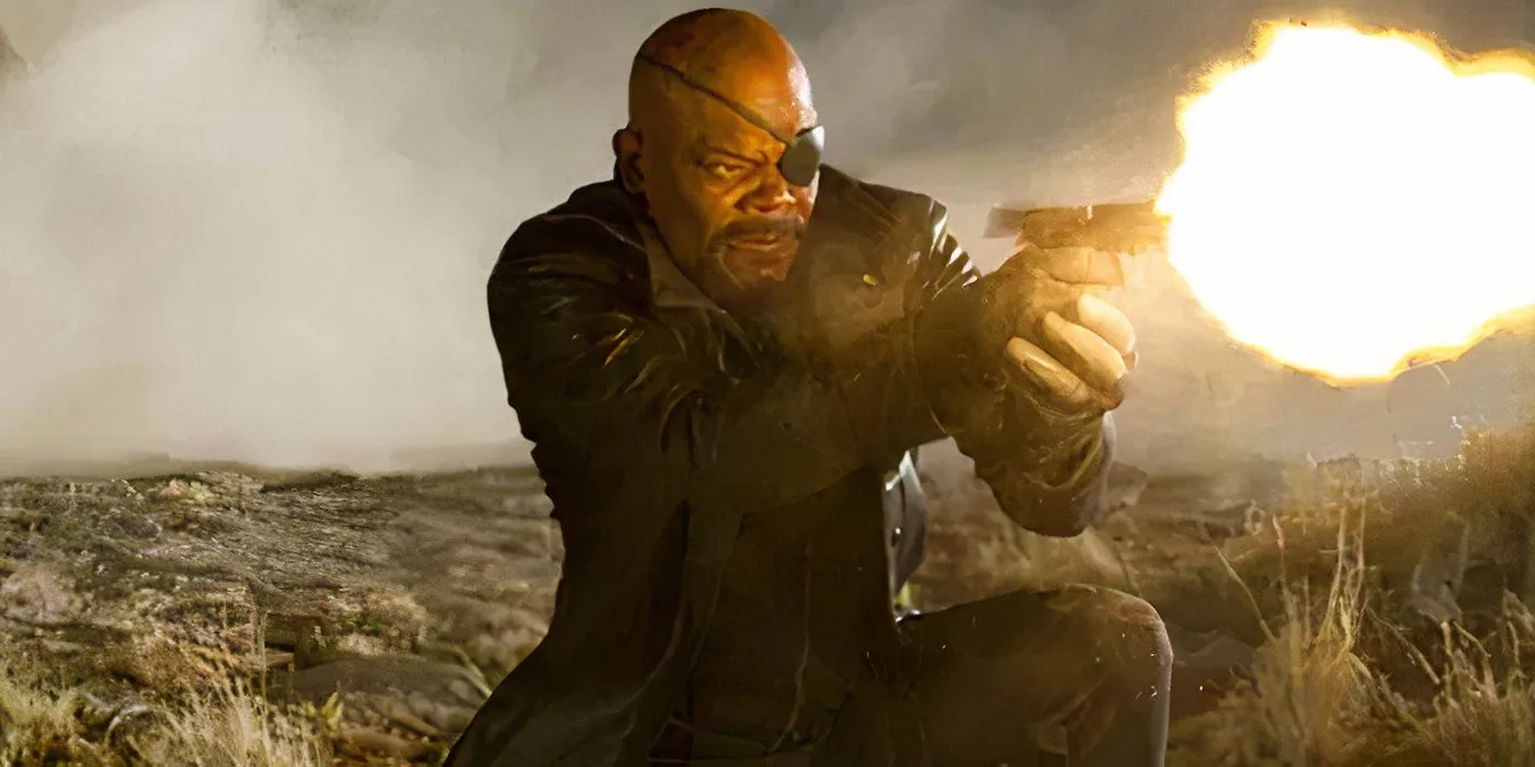 Nick Fury in The Avengers Nick Fury in The Avengers