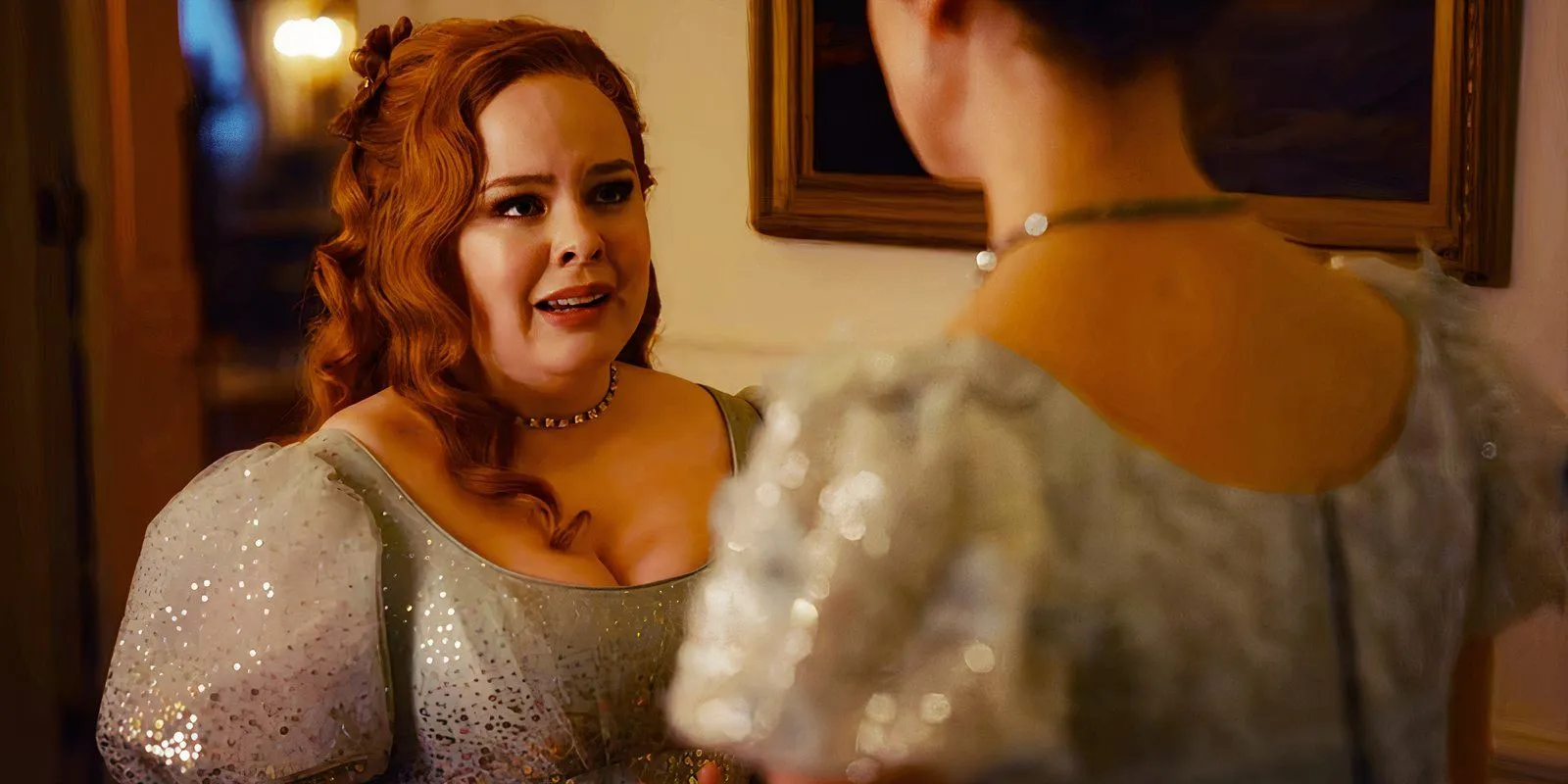 Eloise and Penelope in Bridgerton season 3
