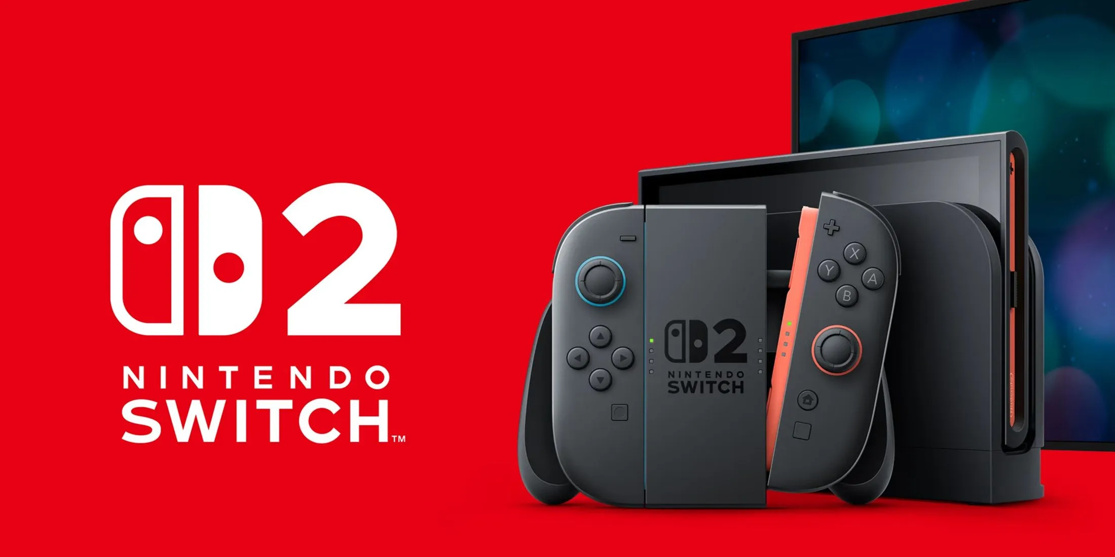Nintendo Switch 2 Console and Logo