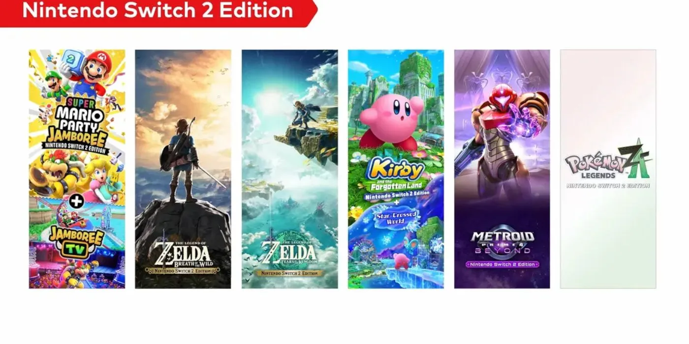 Nintendo Switch 2 Edition games being showcased Nintendo Switch 2 Edition games being showcased