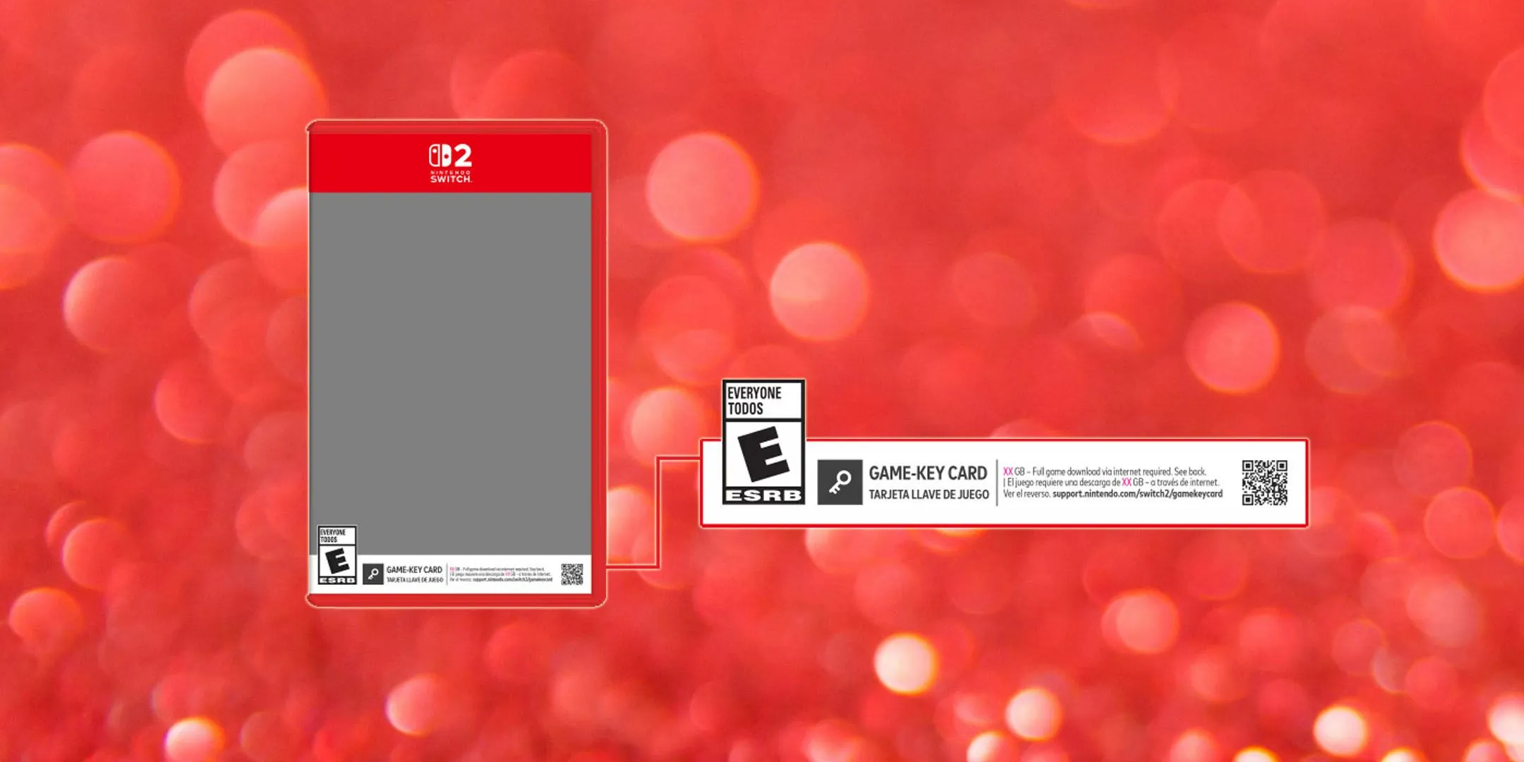 Switch 2 Game-Key Card Packaging
