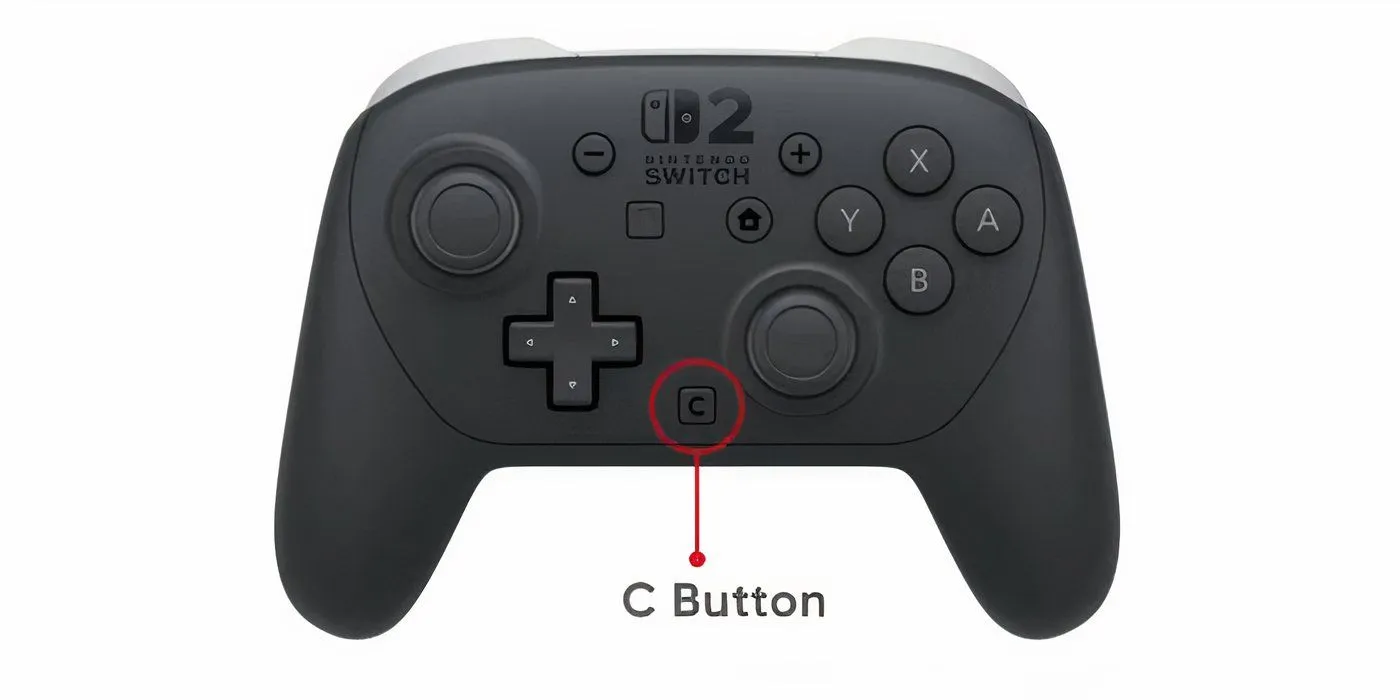 Nintendo Switch 2 Pro Controller C Button