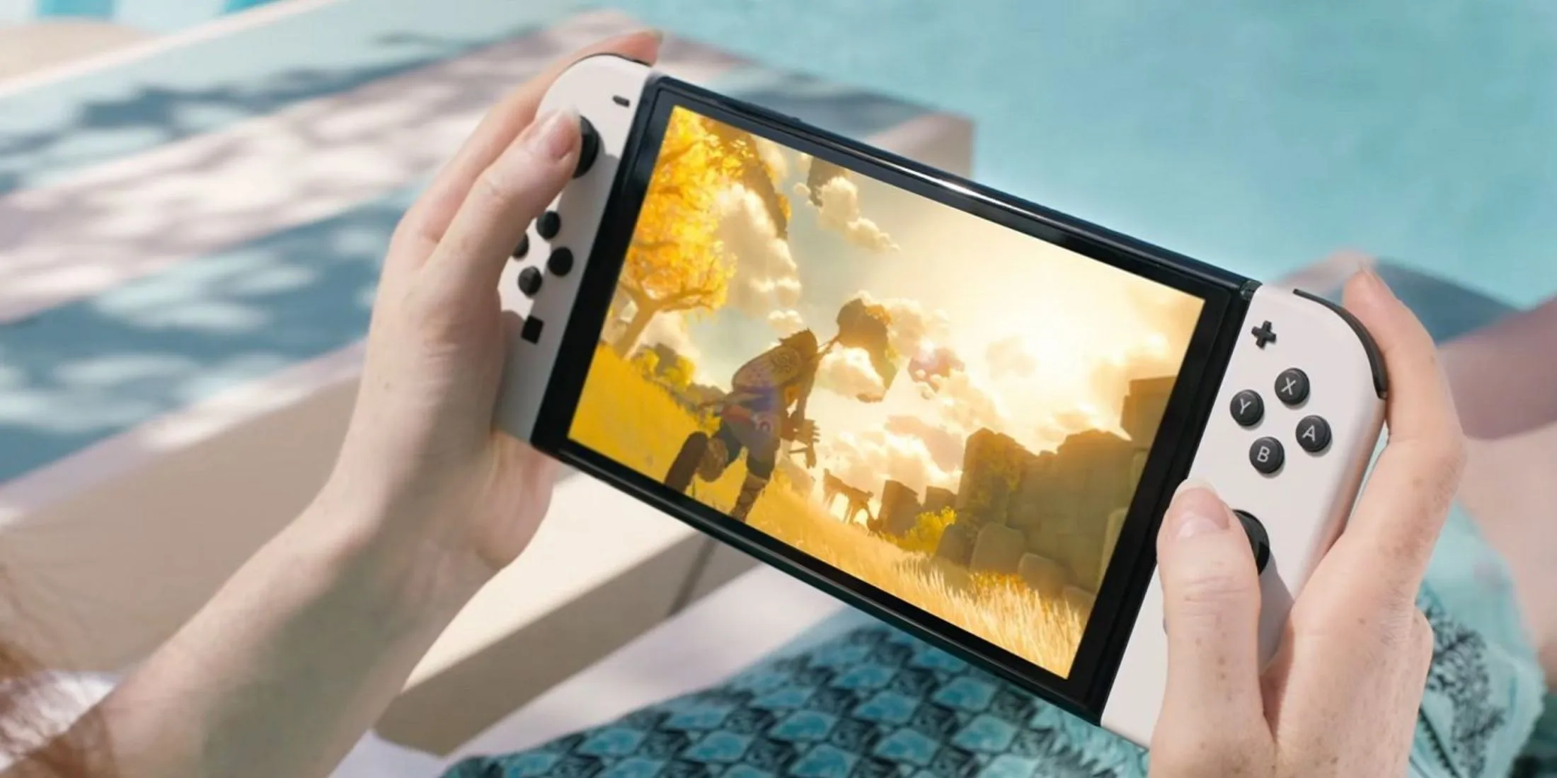 Nintendo Switch OLED in Handheld Mode