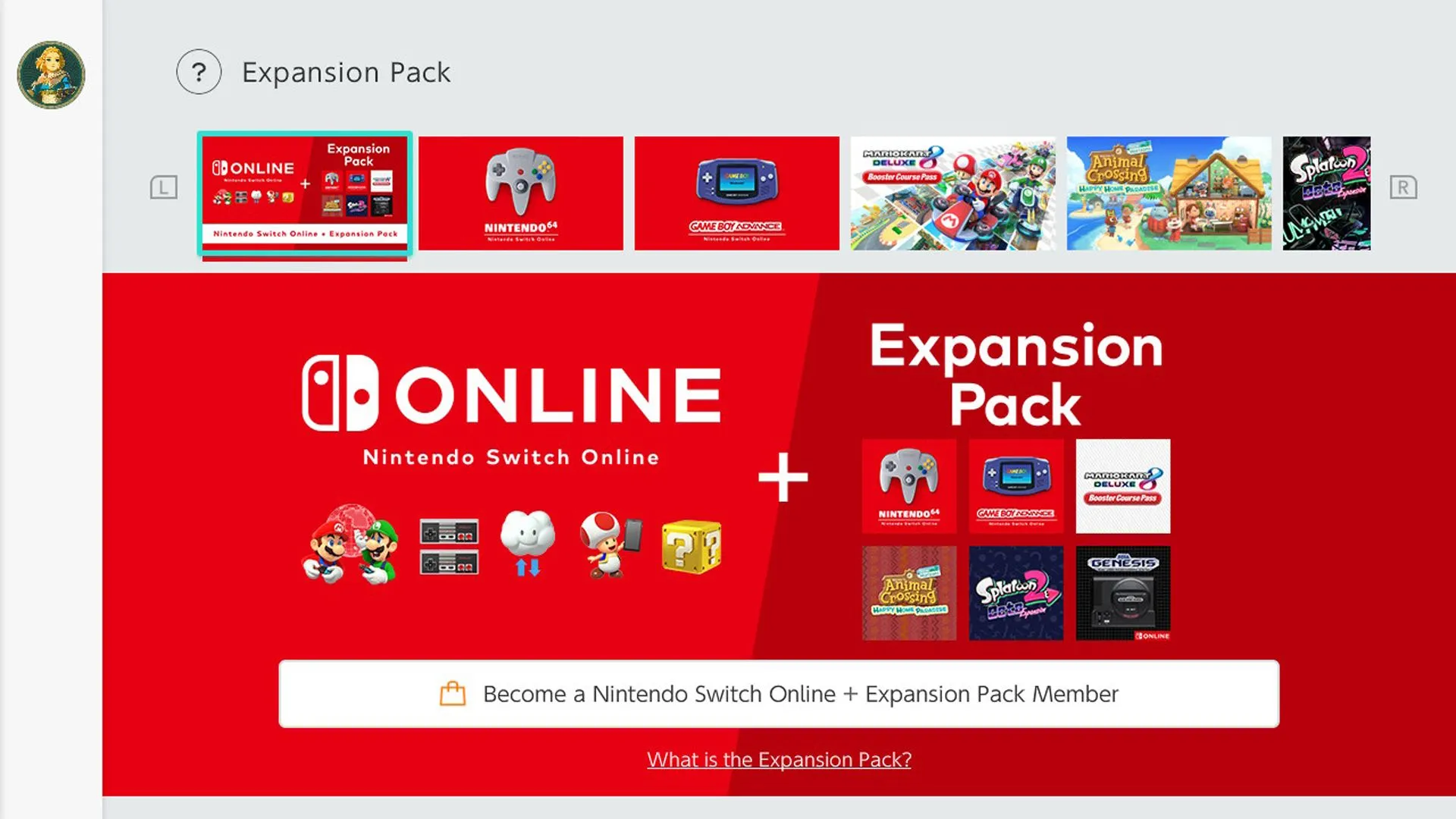 Nintendo Switch Online Expansion Pack Nintendo Switch Online Expansion Pack