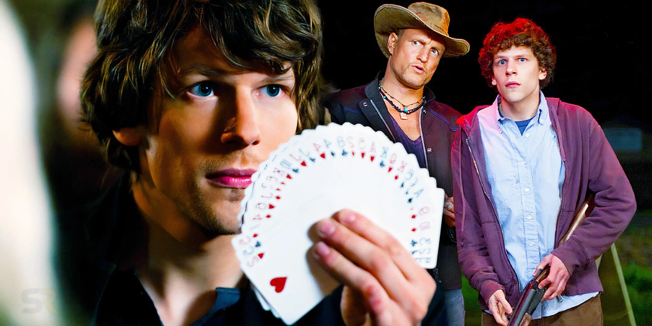 Jesse Eisenberg and Woody Harrelson