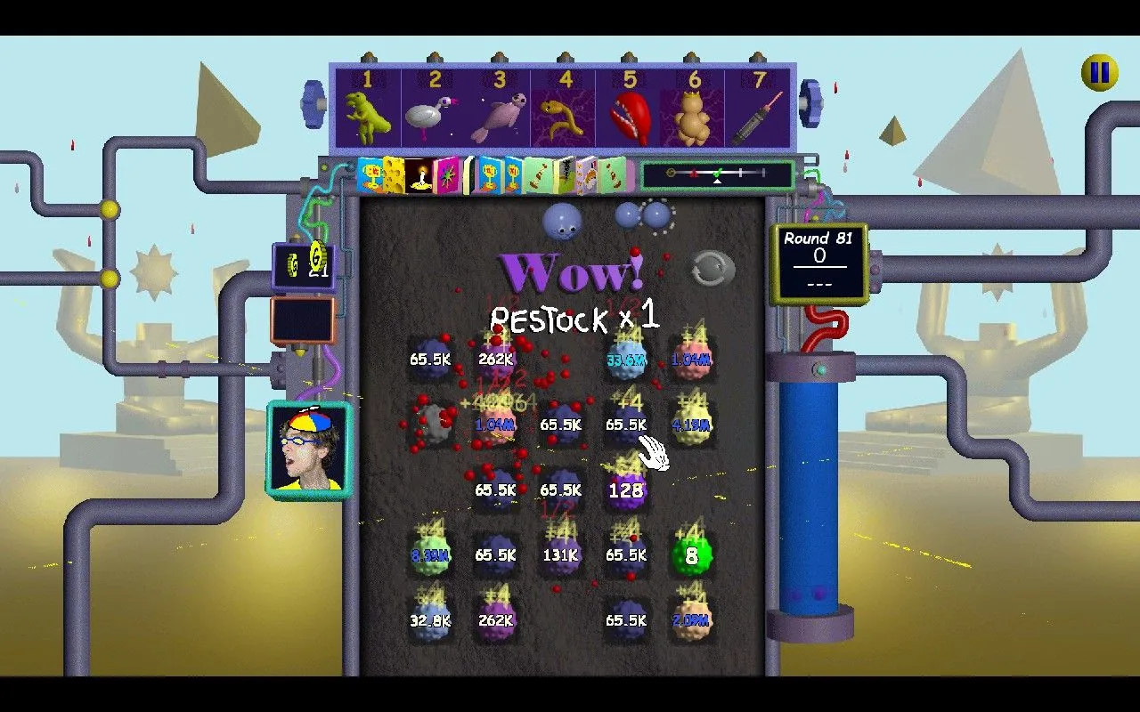 Restock screen Restock screen