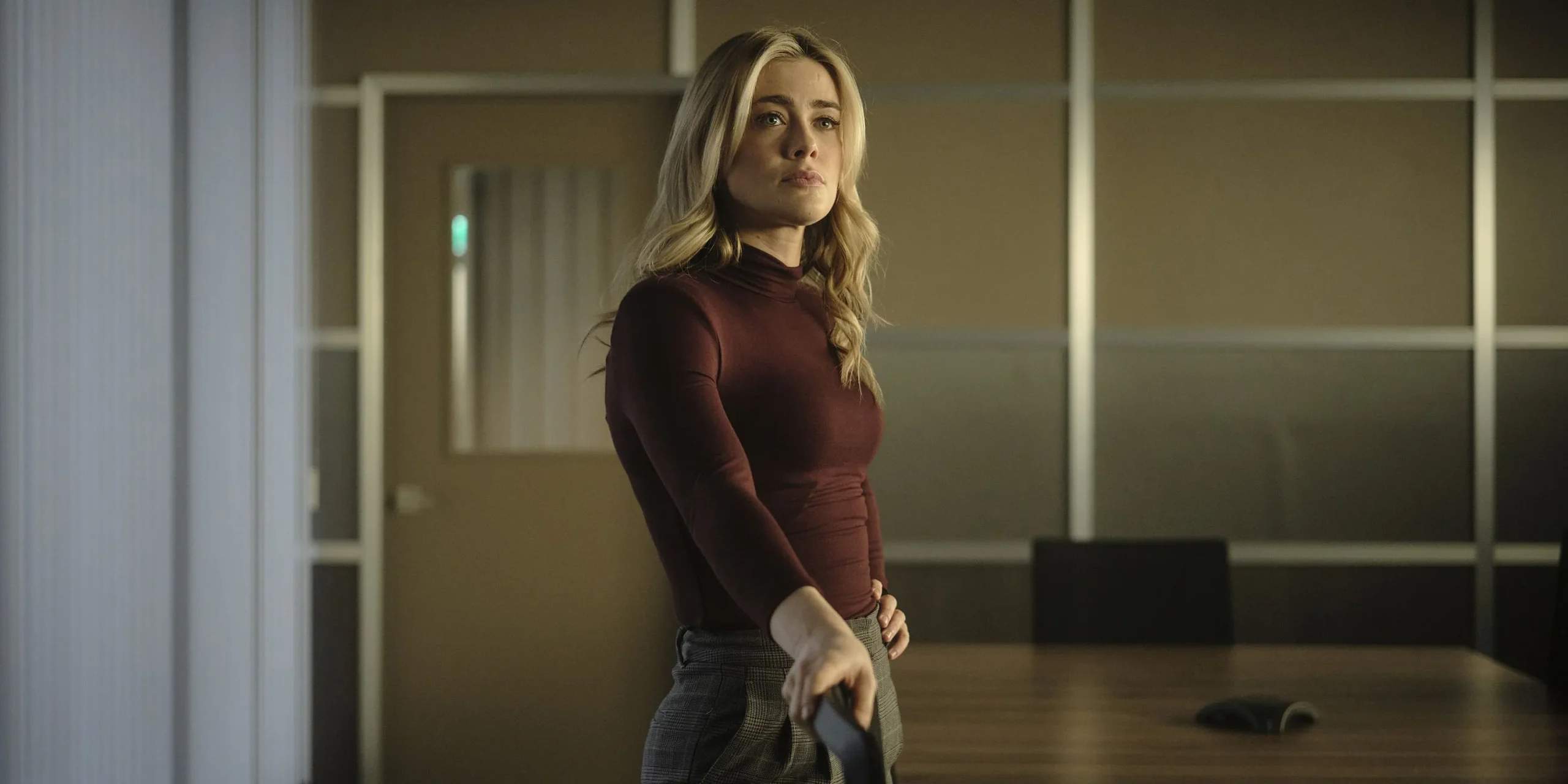 Melissa Roxburgh as Rebecca ‘Bex’ Henderson in season 1 finale Melissa Roxburgh as Rebecca ‘Bex’ Henderson in season 1 finale
