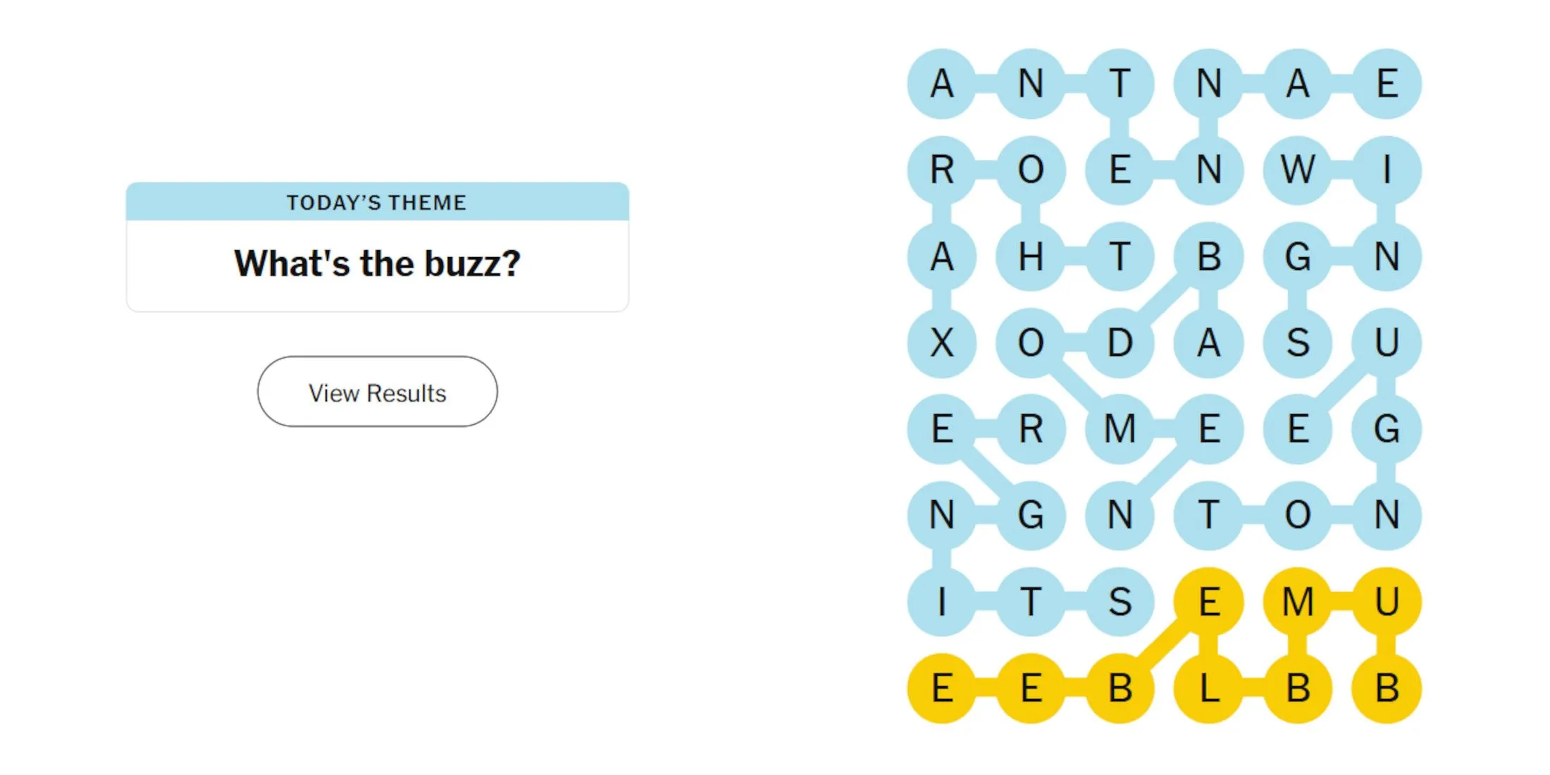NYT New York Times Games Strands April 10, 2025 - Answer