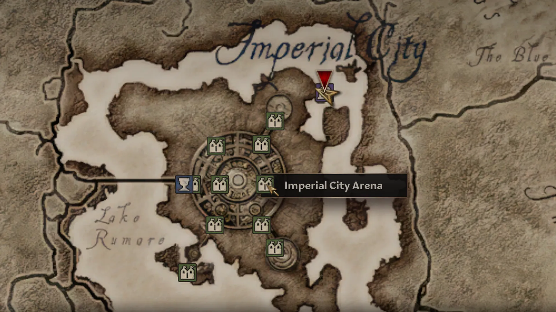 Oblivion Remastered Imperial City Arena Map