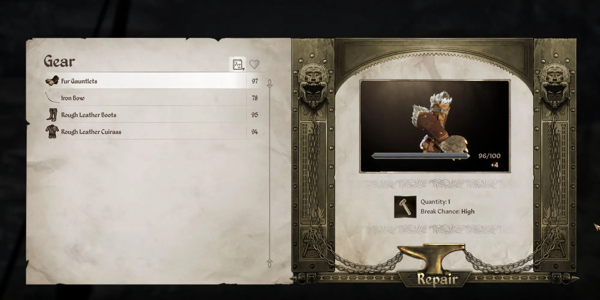 Repairing Gear in Oblivion Remastered Repairing Gear in Oblivion Remastered