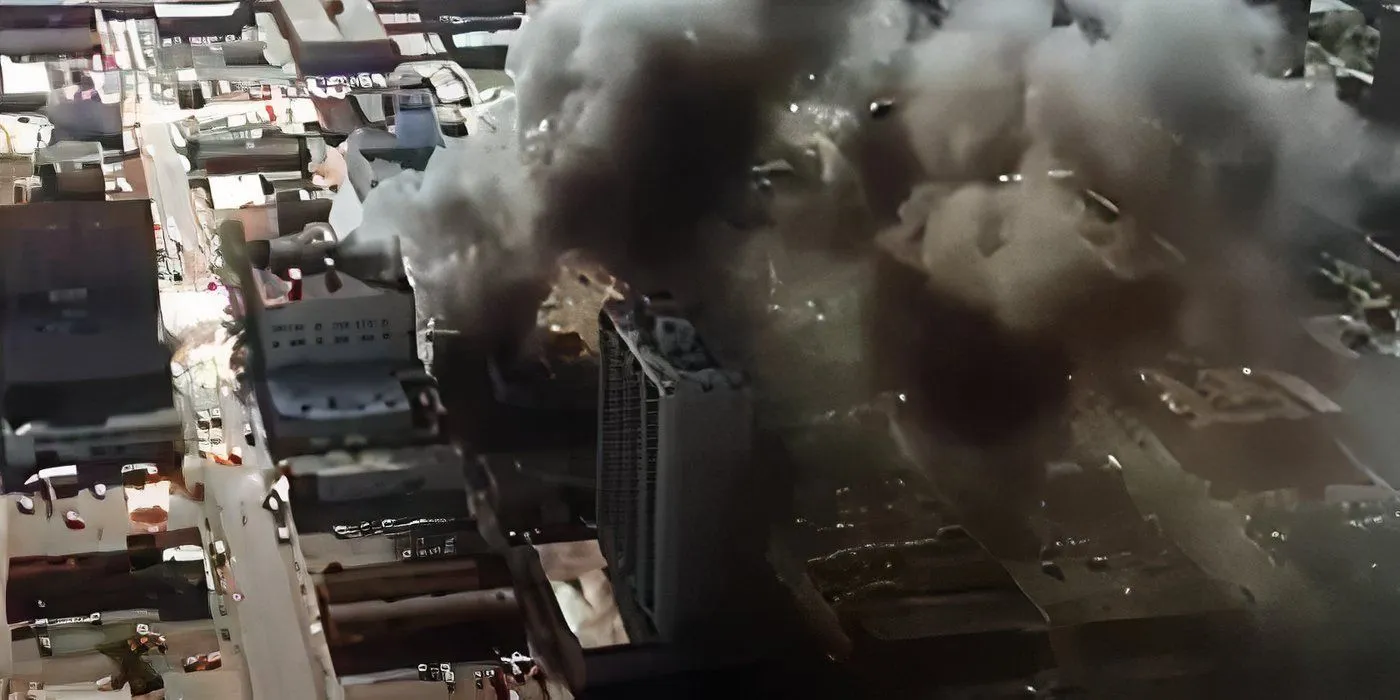 Explosion aftermath