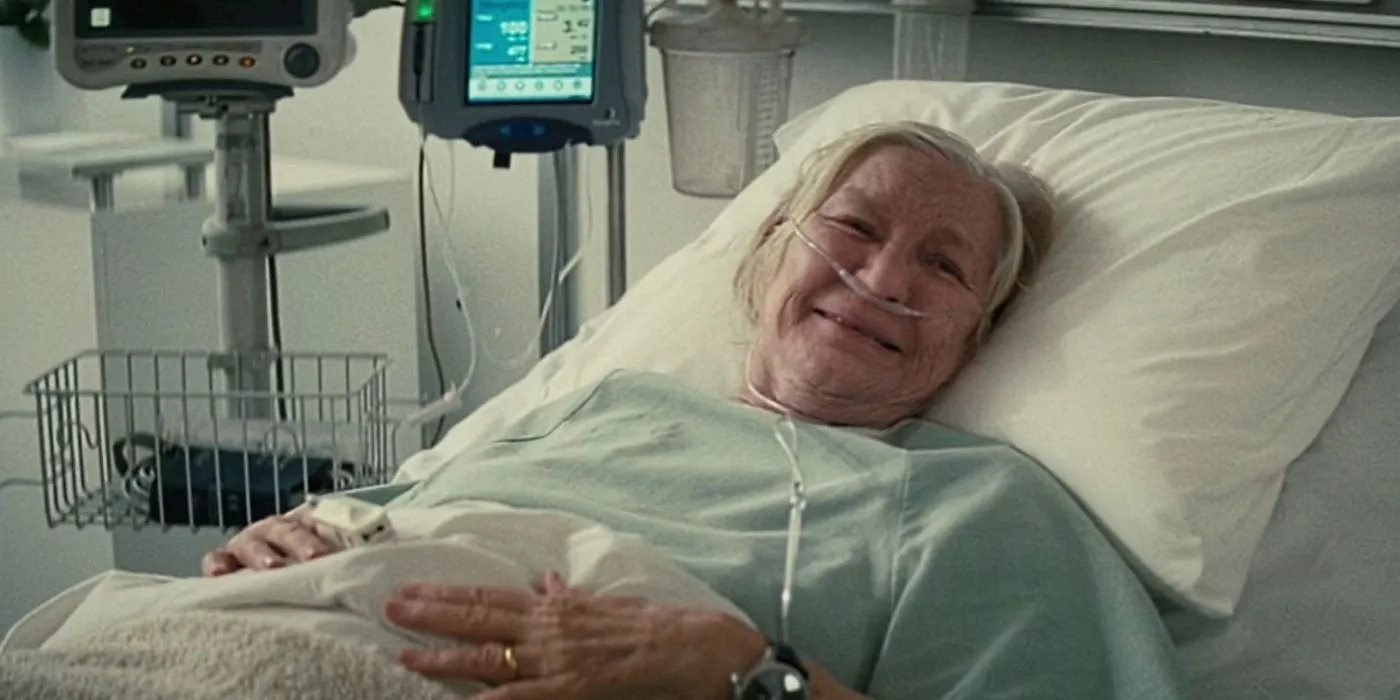 old murph in a hospital bed in Interstellar old murph in a hospital bed in Interstellar