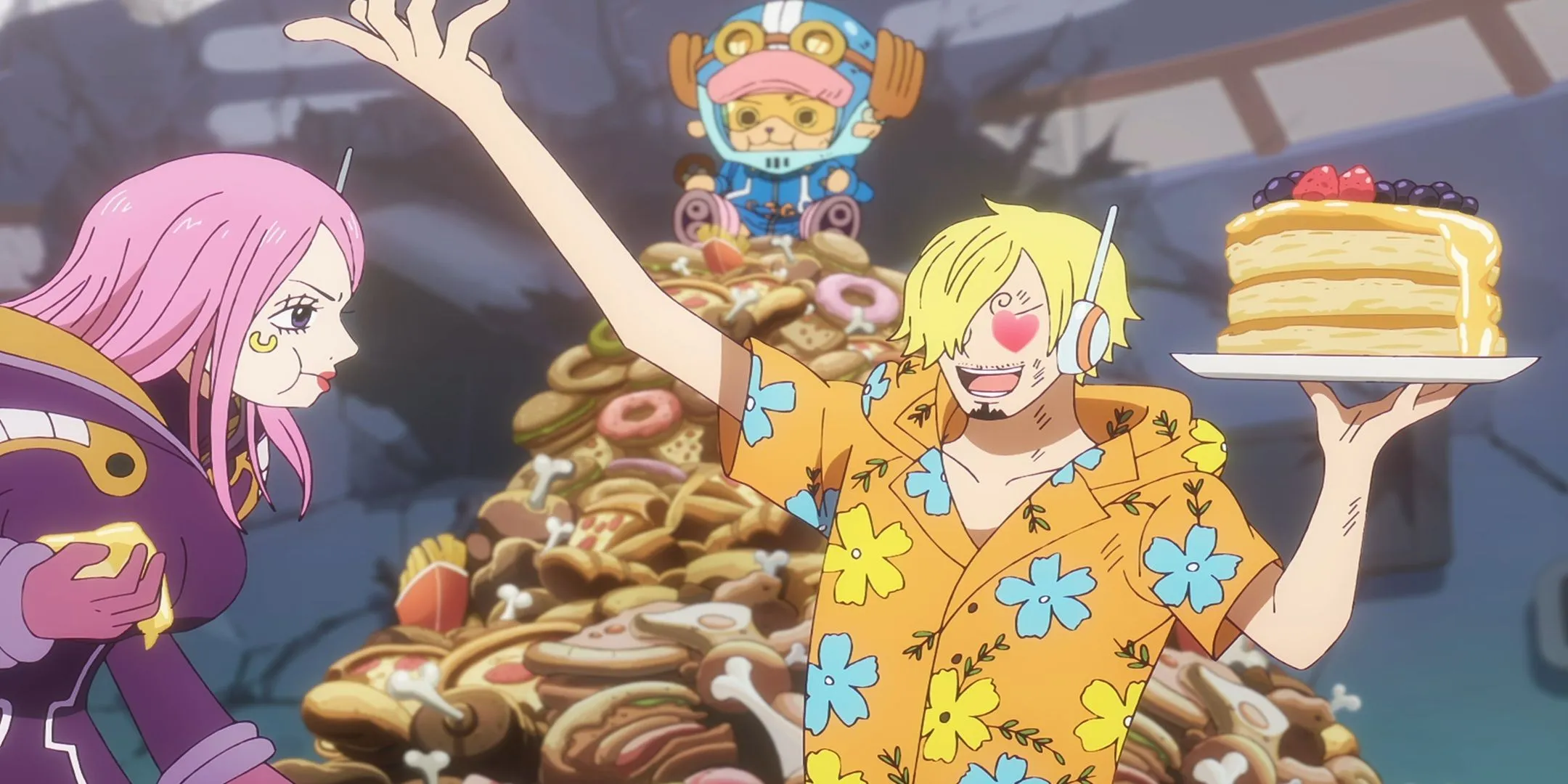 Sanji and Bonney in episode 1123