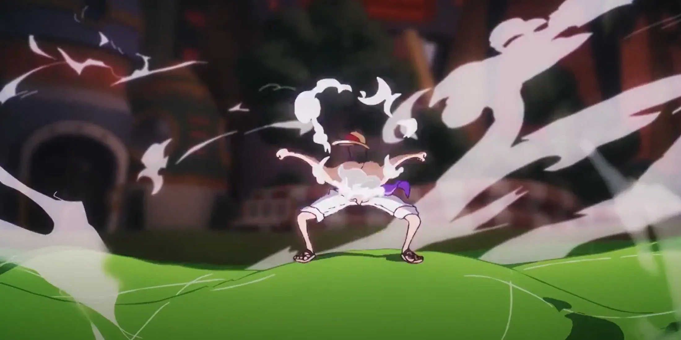 Luffy's Gear 5 Transformation Luffy's Gear 5 Transformation