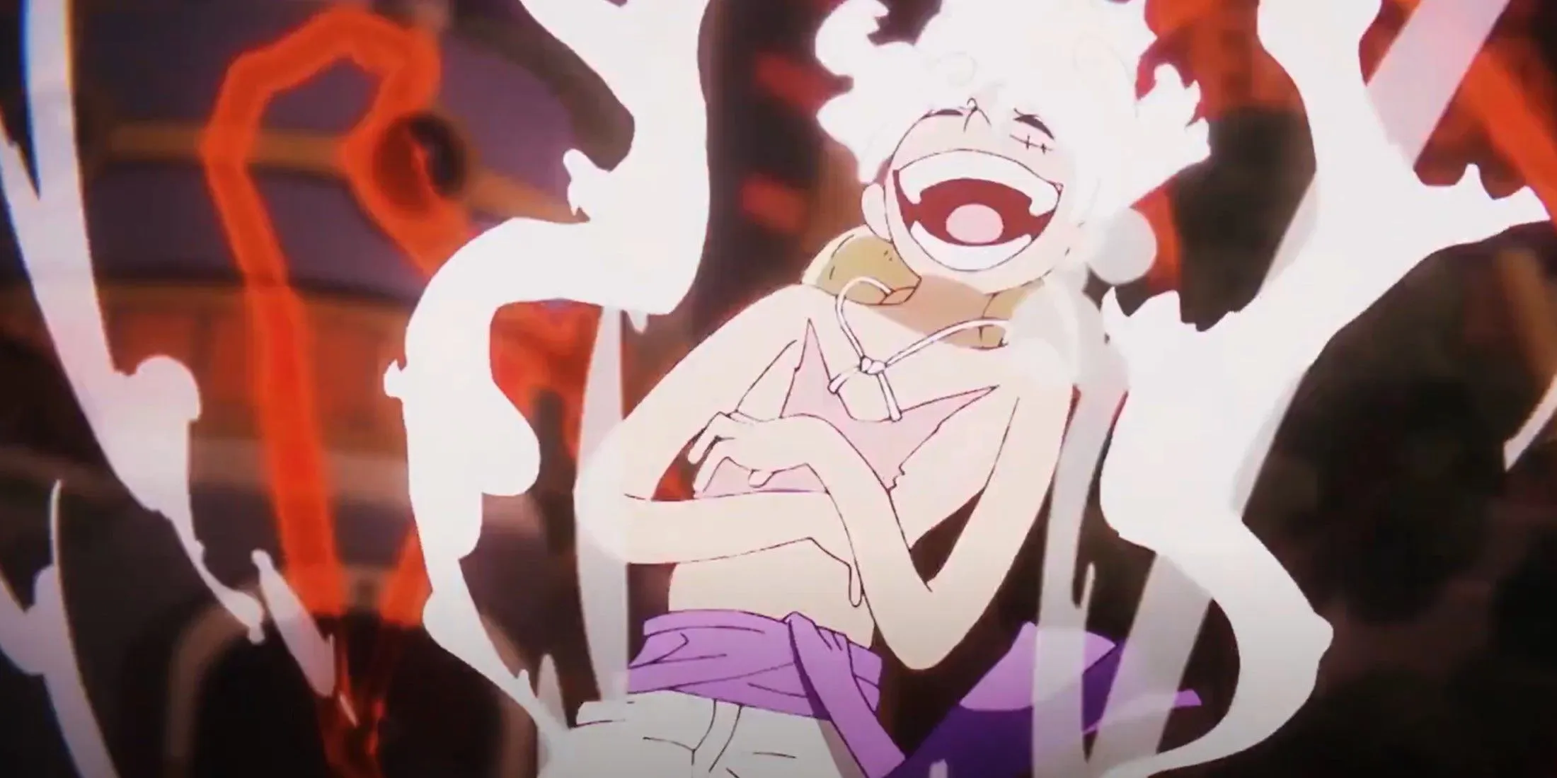 Luffy in Gear 5 Luffy in Gear 5