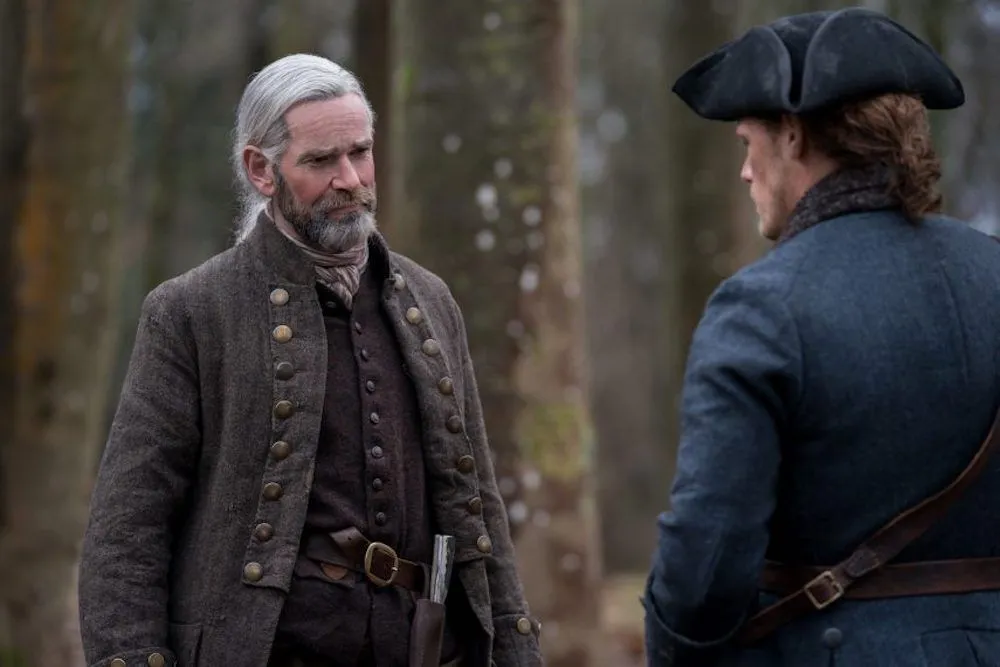 Jamie and Murtagh in Outlander Jamie and Murtagh in Outlander