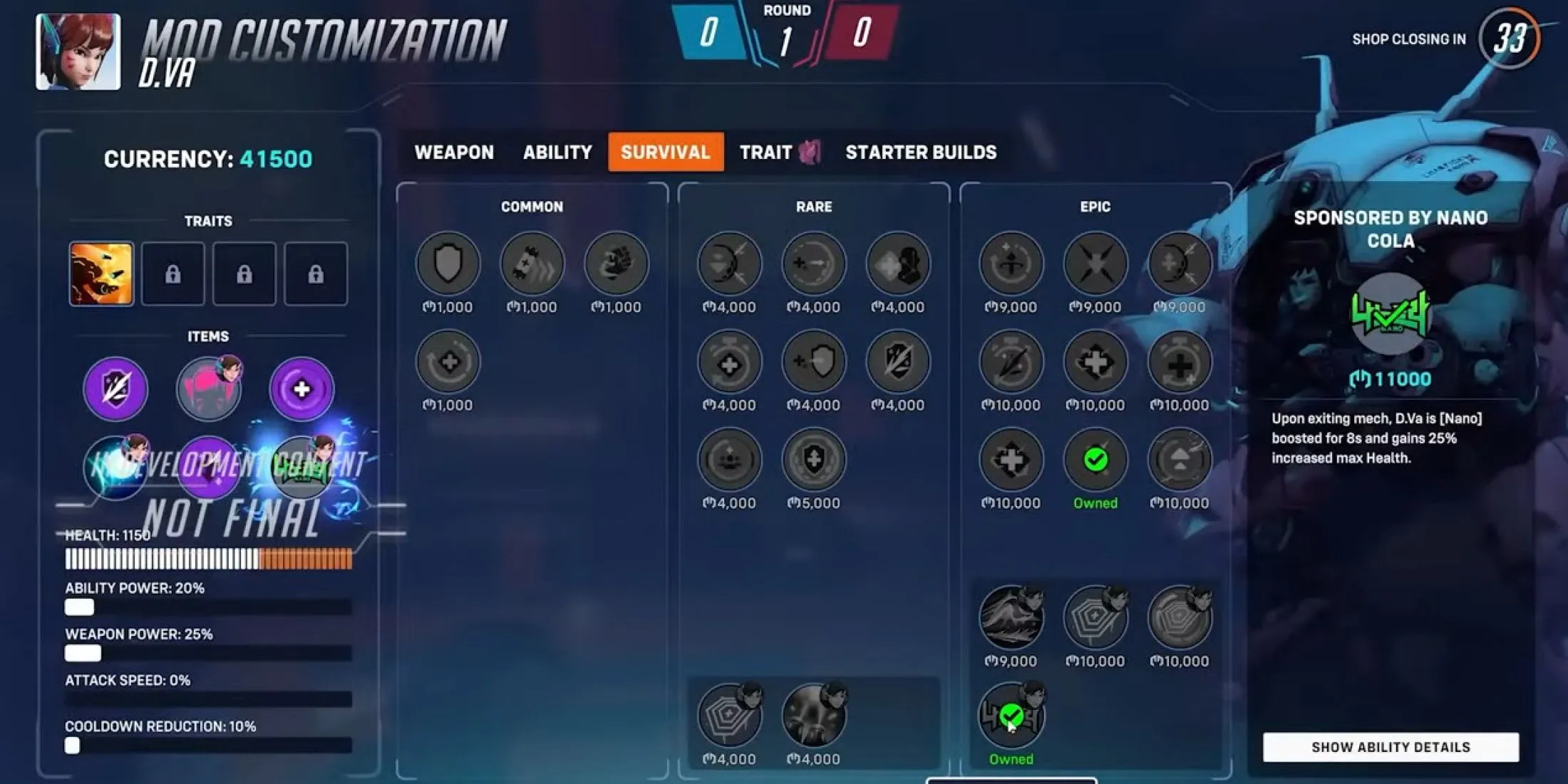 D.Va Interface Upgrades in Overwatch 2 Stadium Mode D.Va Interface Upgrades in Overwatch 2 Stadium Mode
