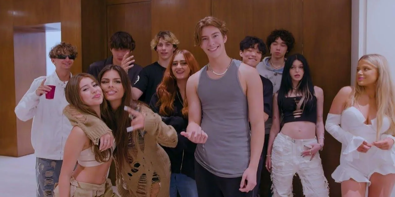 Sawyer Sharbino posing with a group Sawyer Sharbino posing with a group