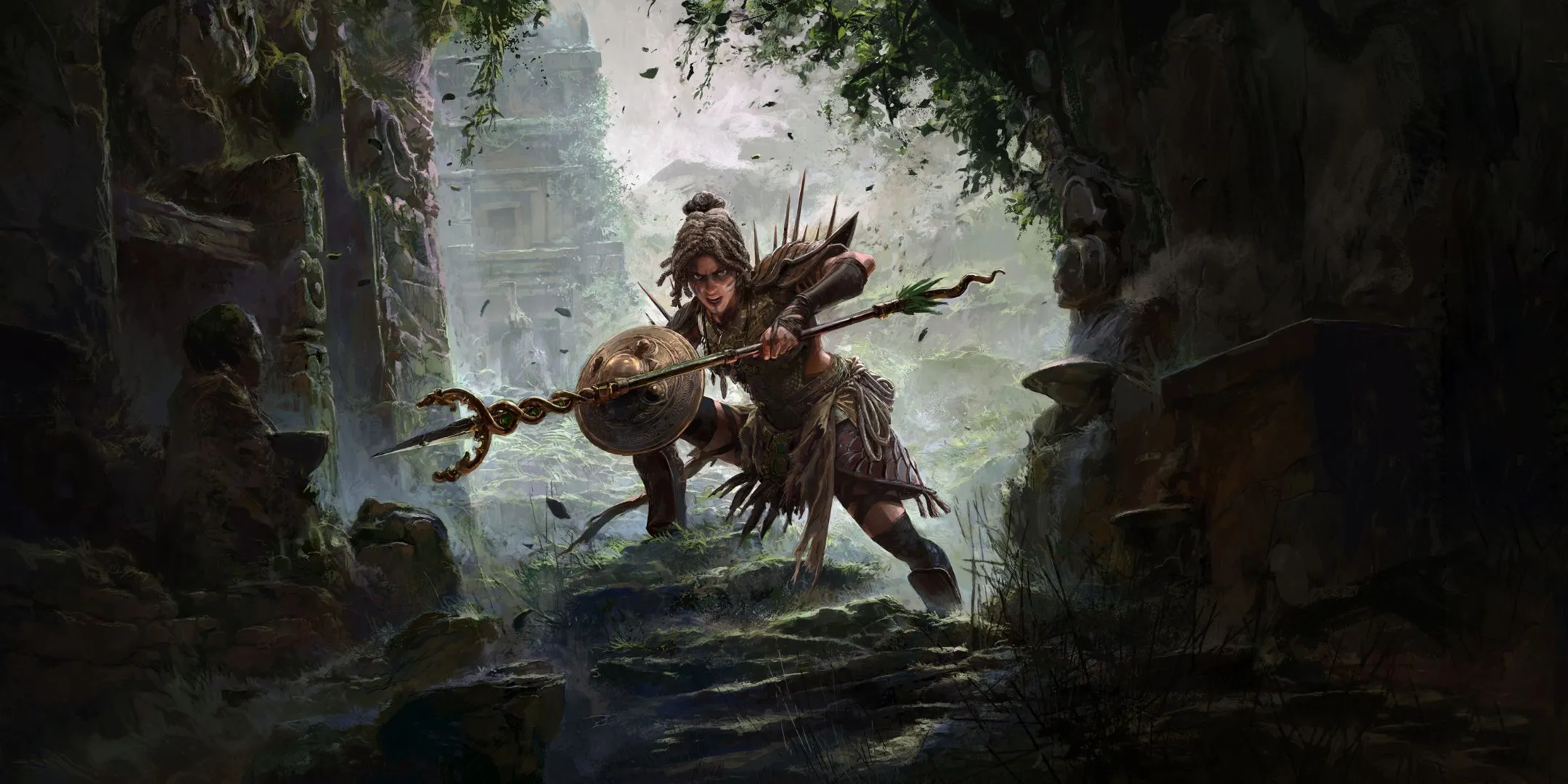 Huntress in Jungle Huntress in Jungle