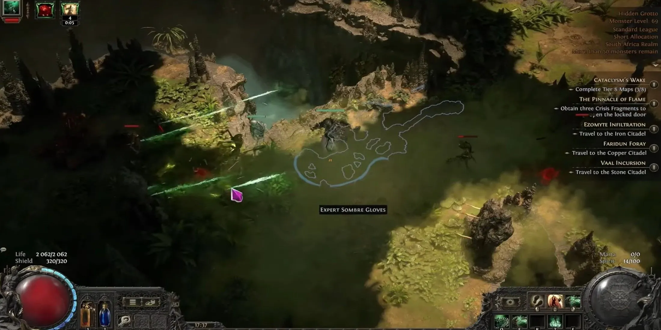 Witch endgame Bonestorm in Path of Exile 2 Witch endgame Bonestorm in Path of Exile 2