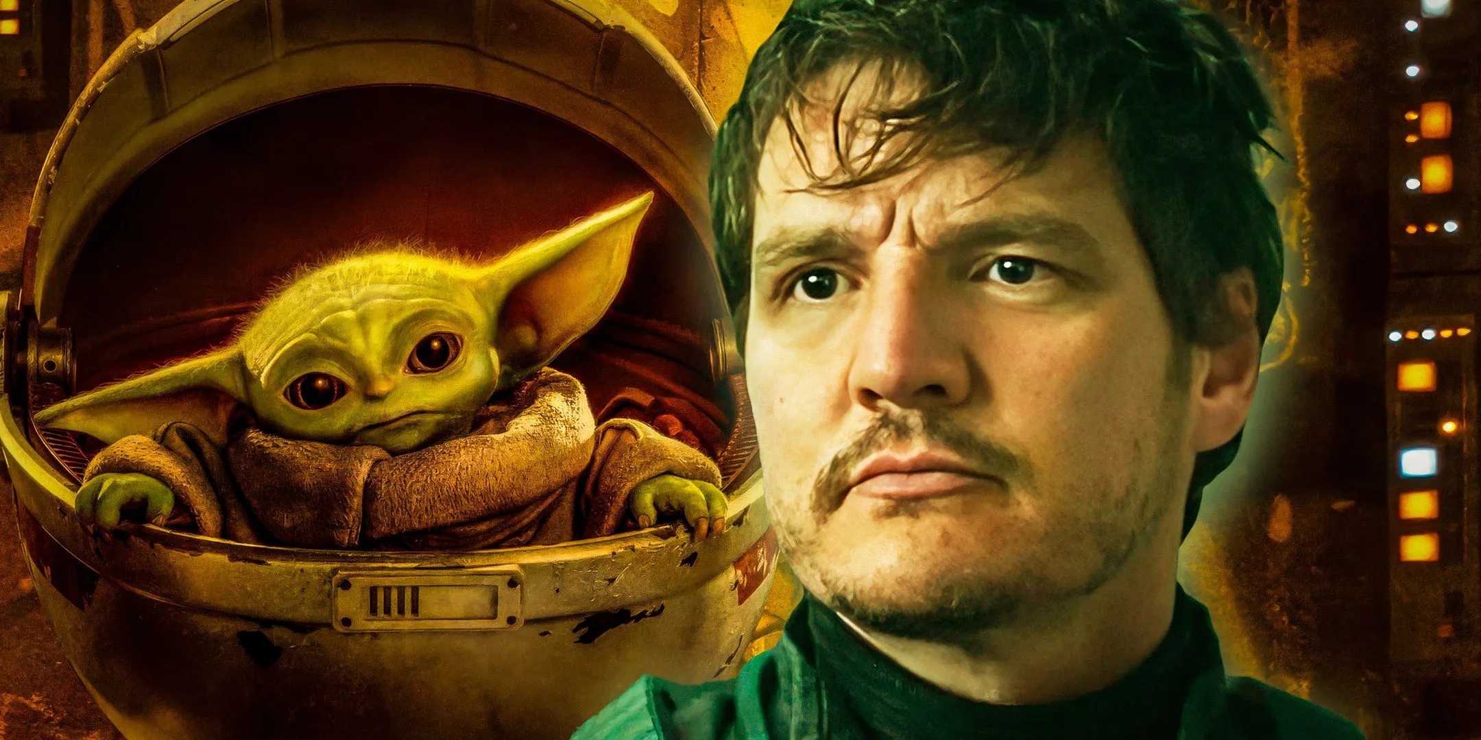 Pedro Pascal's Din Djarin in The Mandalorian Pedro Pascal's Din Djarin in The Mandalorian