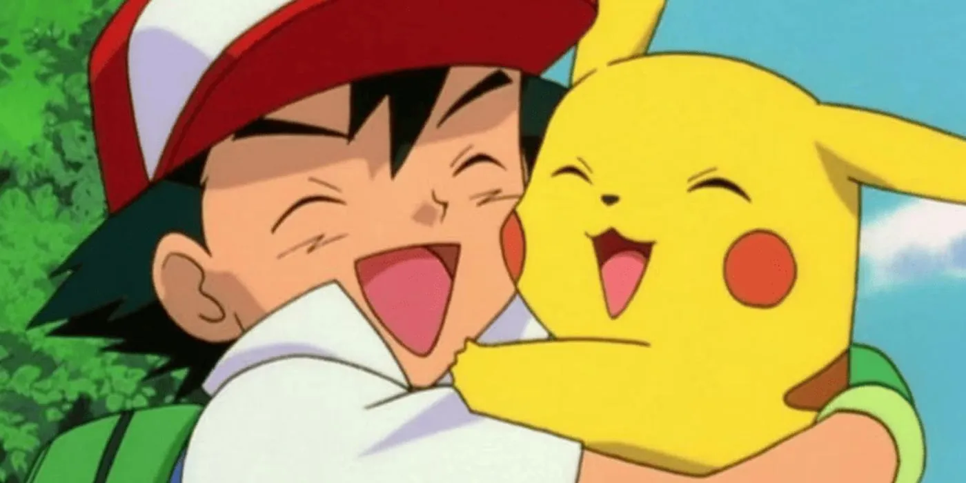 Pikachu and Ash Pikachu and Ash