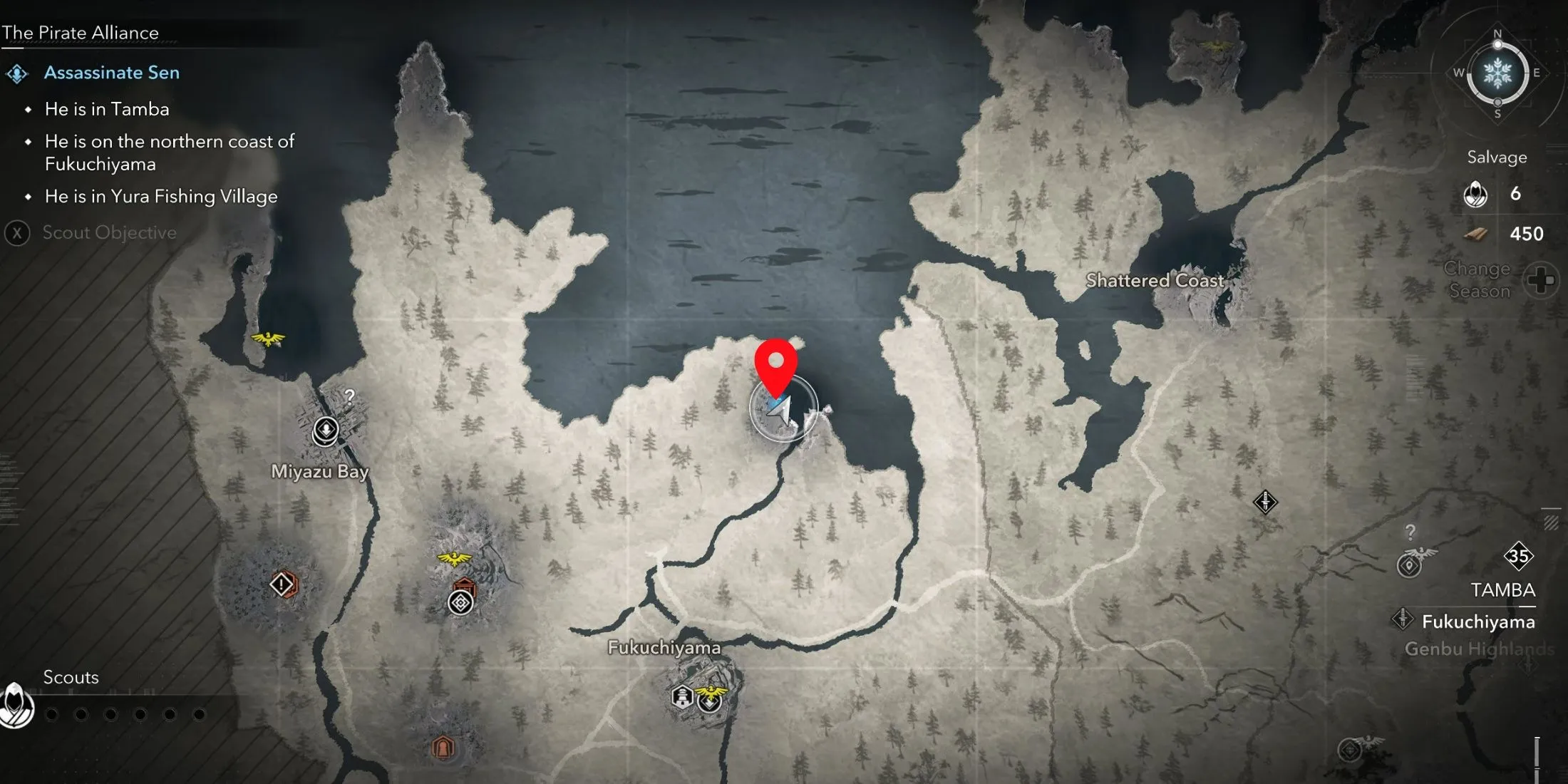 Location of Sen Location of Sen