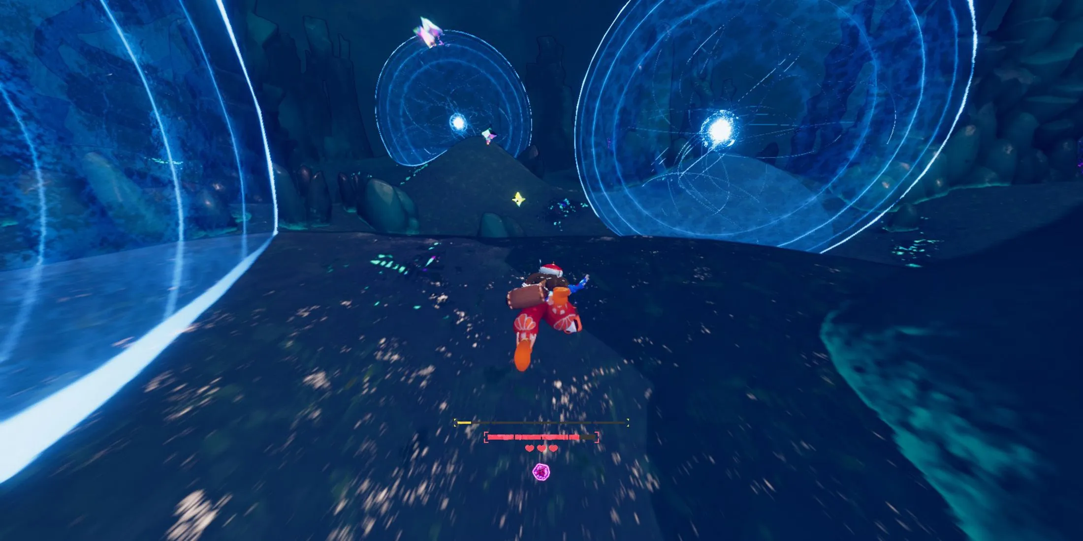 Player running across the map in Haste Player running across the map in Haste