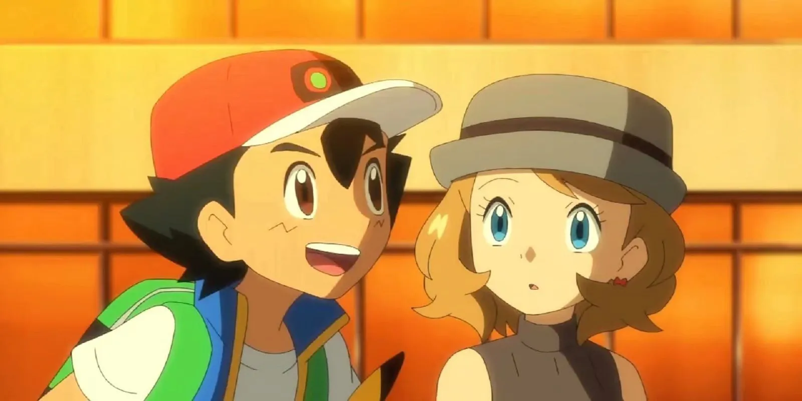 Ash and Serena Ash and Serena