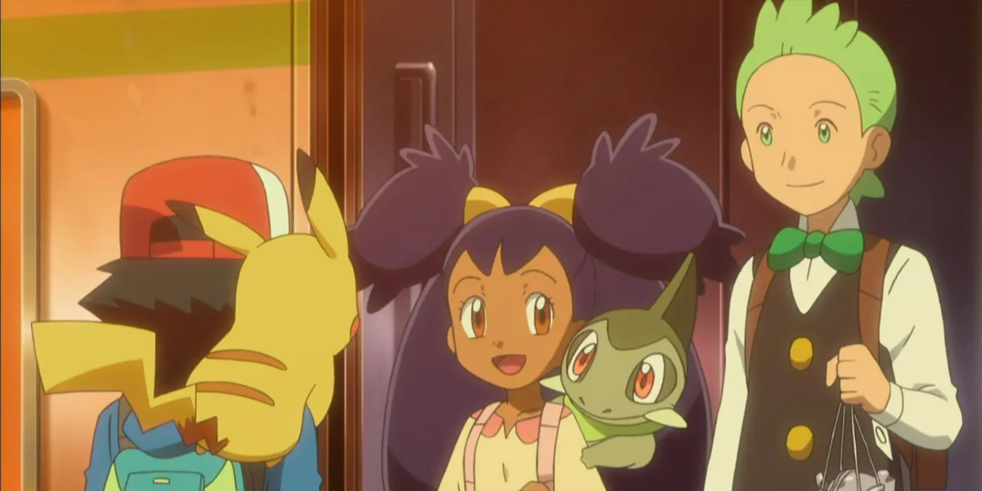 Ash and Iris Say Goodbye Ash and Iris Say Goodbye