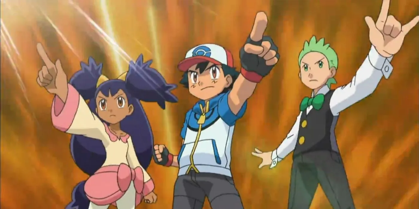 Ash, Iris, and Cilan