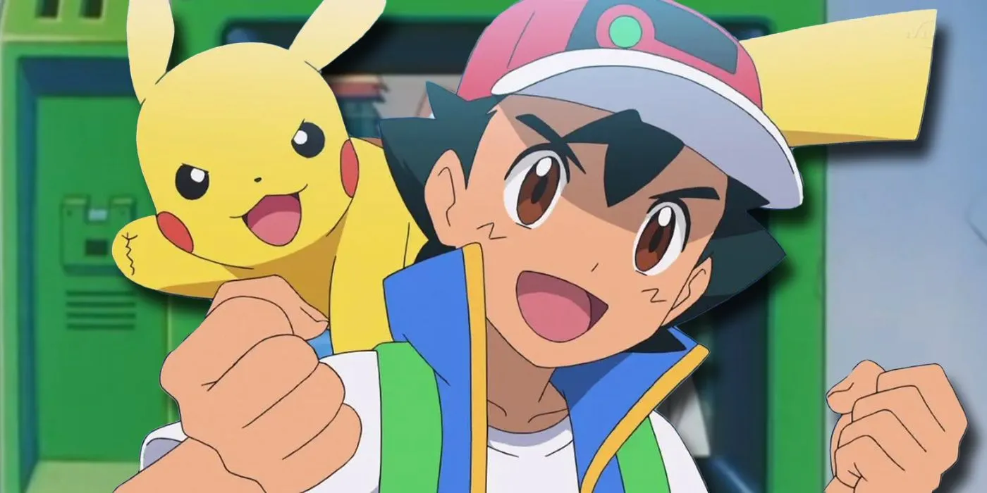 Ash Using Phone Ash Using Phone