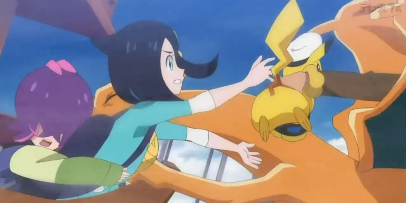 Liko and Captain Pikachu Liko and Captain Pikachu
