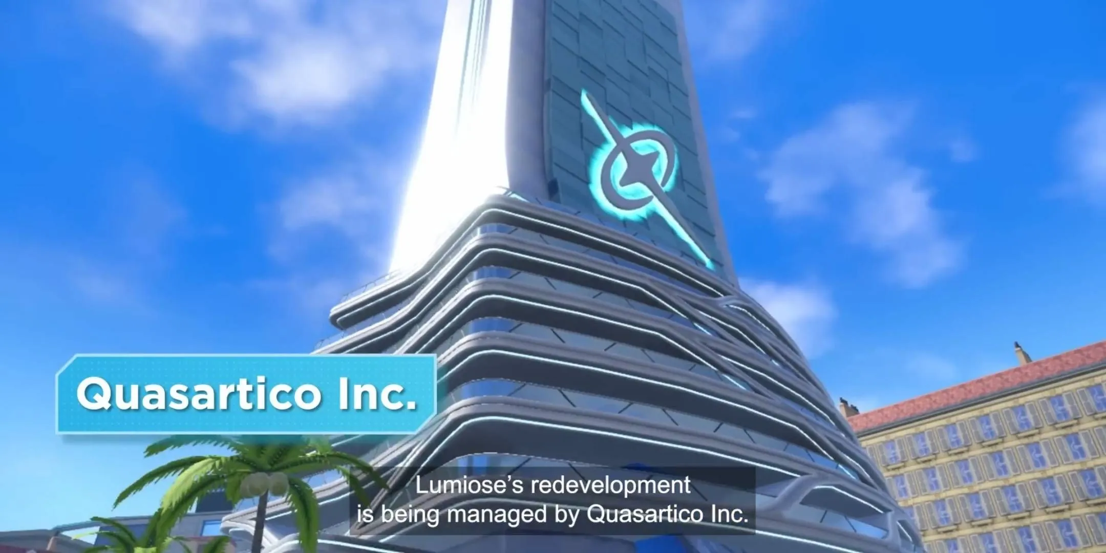 Quasartico Inc Headquarters in Pokémon Legends: Z-A Quasartico Inc Headquarters in Pokémon Legends: Z-A