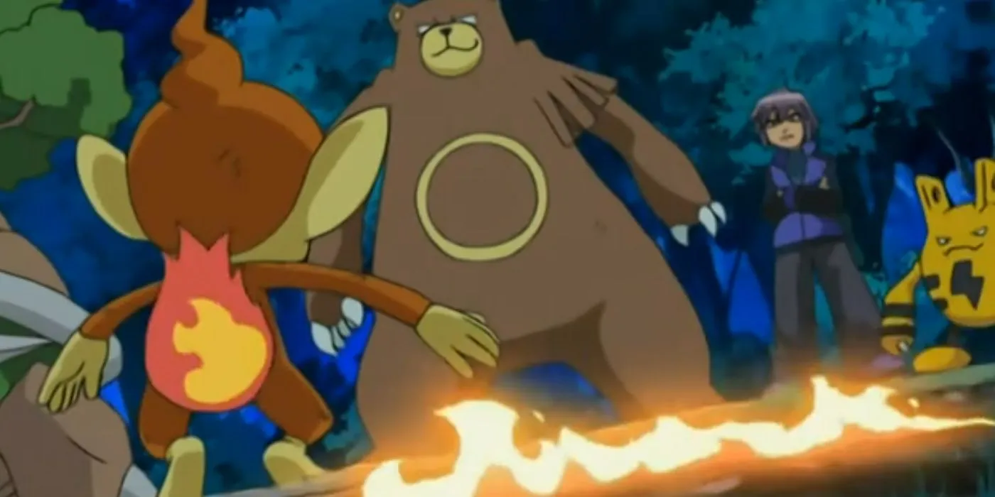 Paul with Chimchar Paul with Chimchar