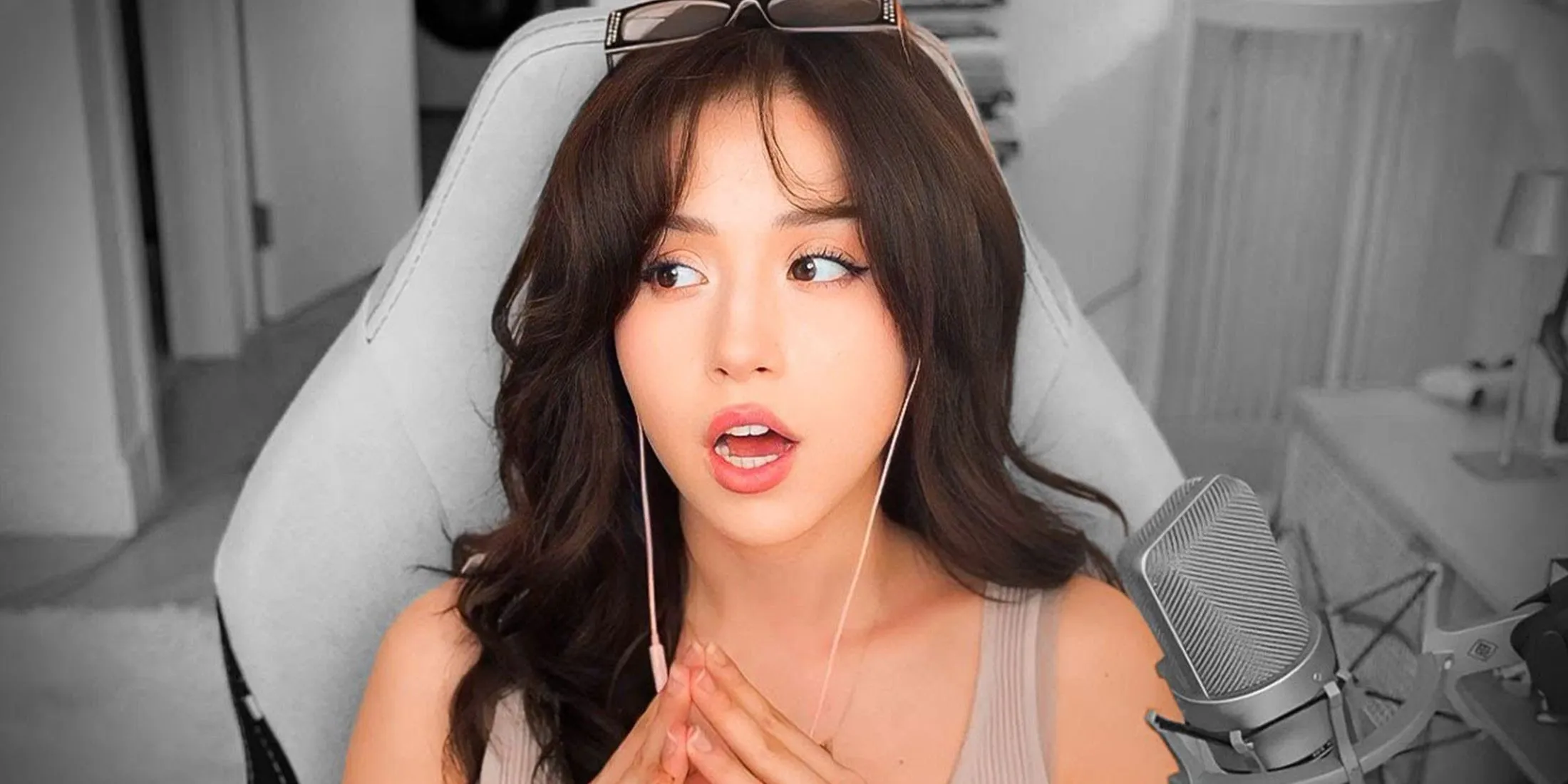 Pokimane surprised Pokimane surprised