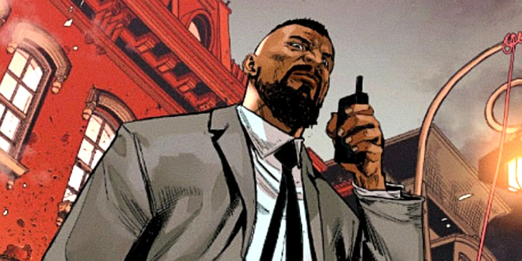 Cole North making a call in Daredevil comics Cole North making a call in Daredevil comics
