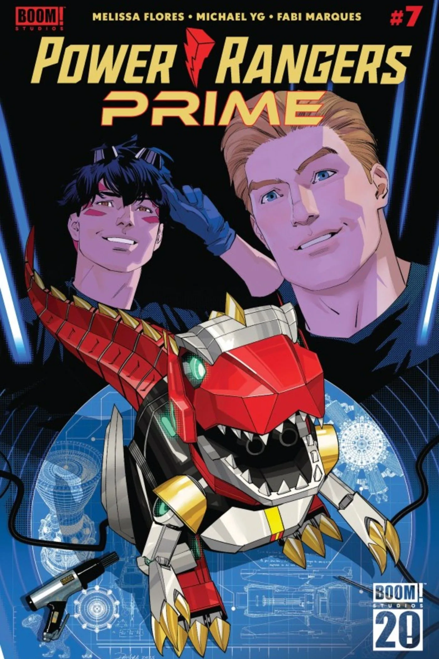 Power Rangers Prime #7 cover art by Dan Mora Power Rangers Prime #7 cover art by Dan Mora