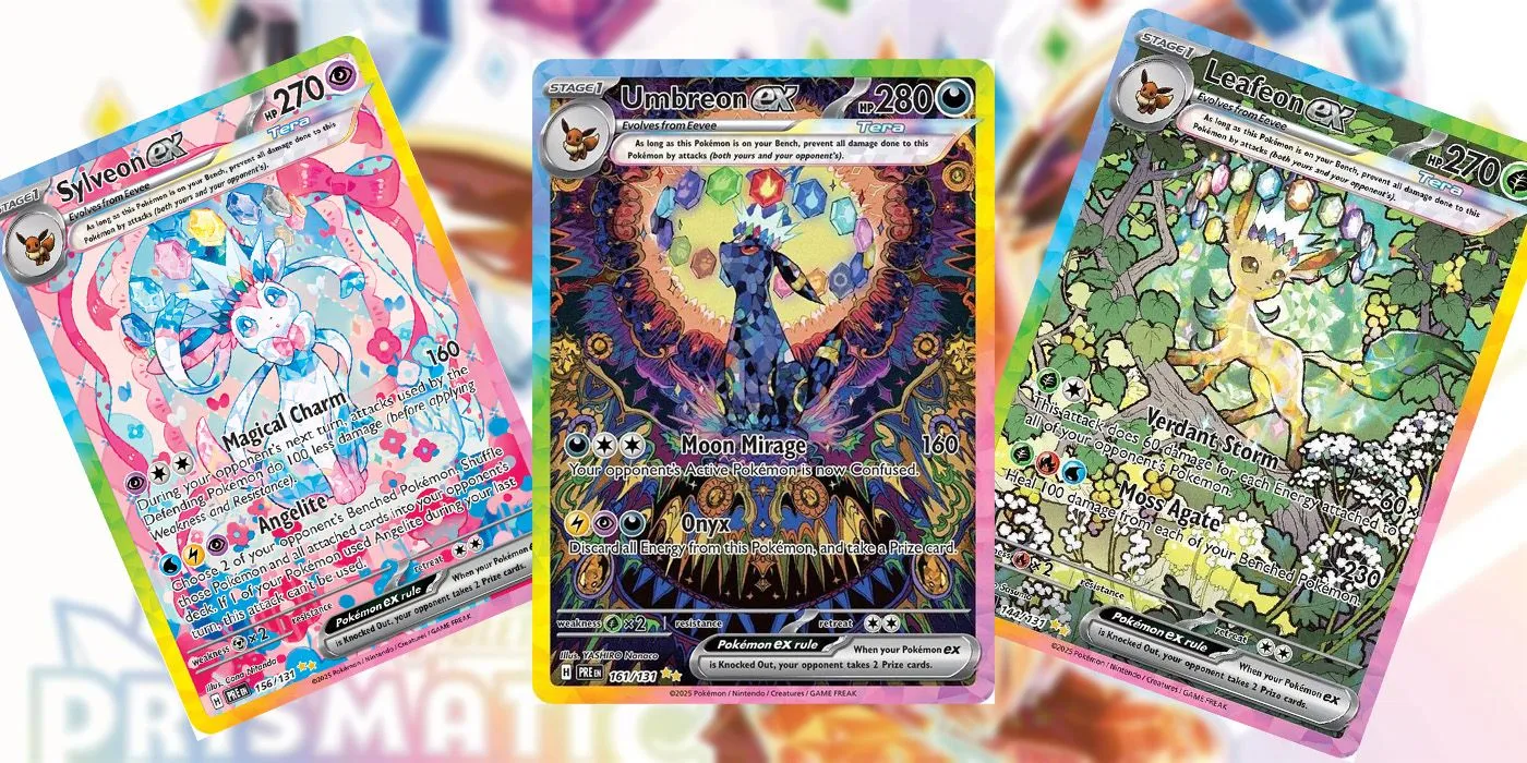 Prismatic Evolutions special illustration card Prismatic Evolutions special illustration card