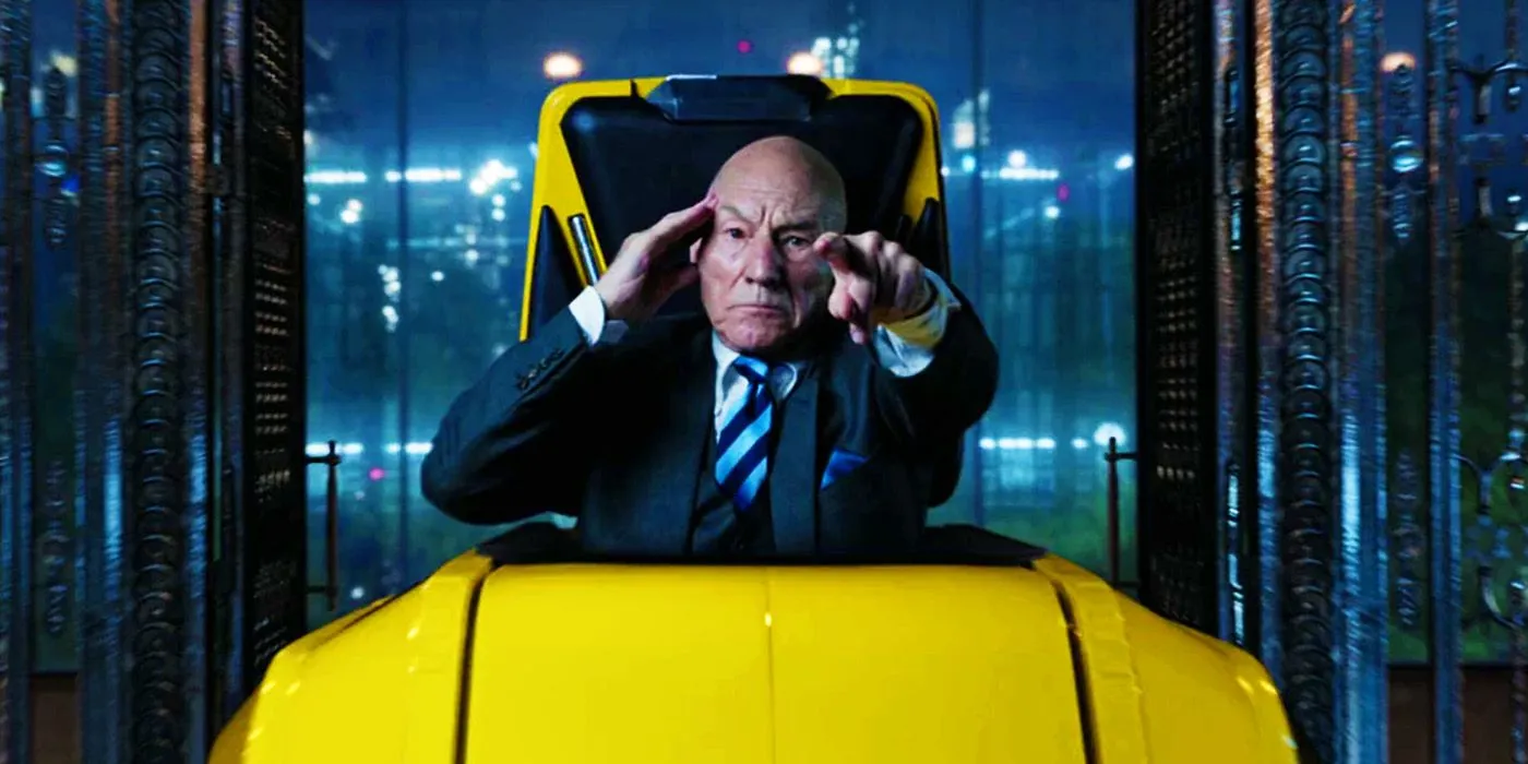 Professor X using his power