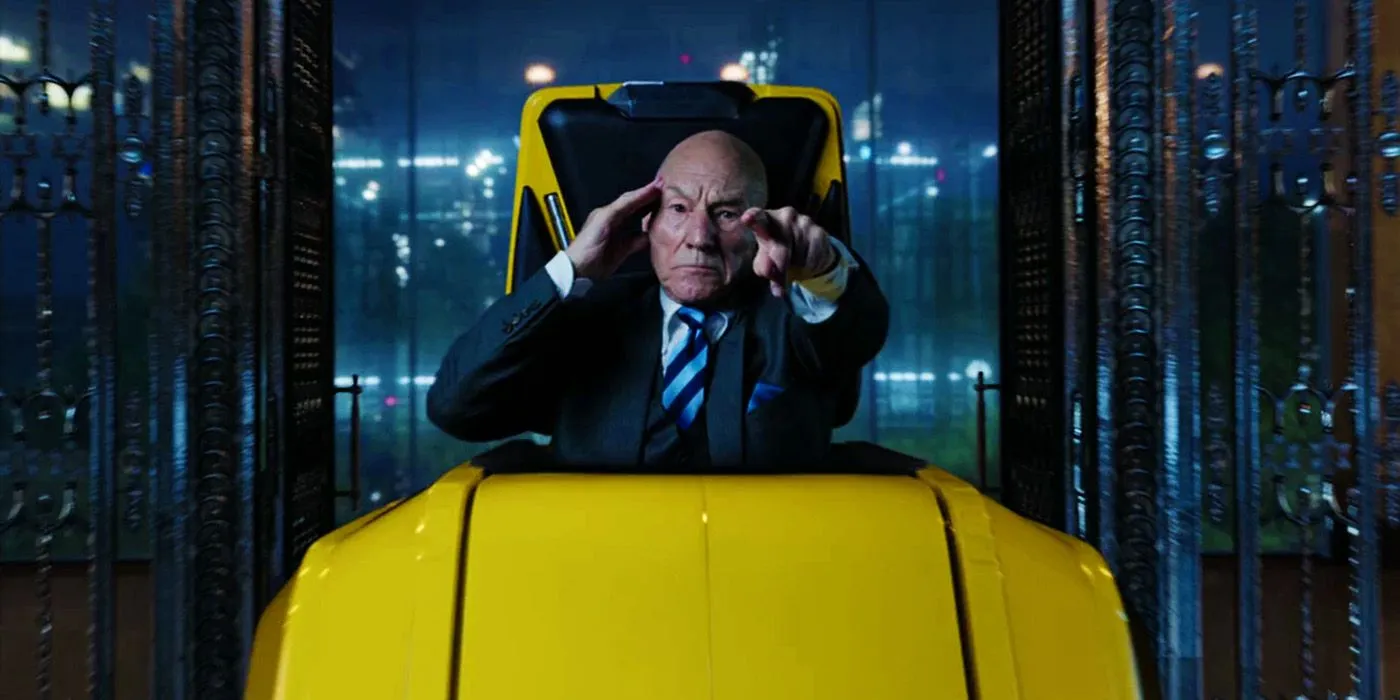 Professor X using his powers in a scene from Doctor Strange in the Multiverse of Madness