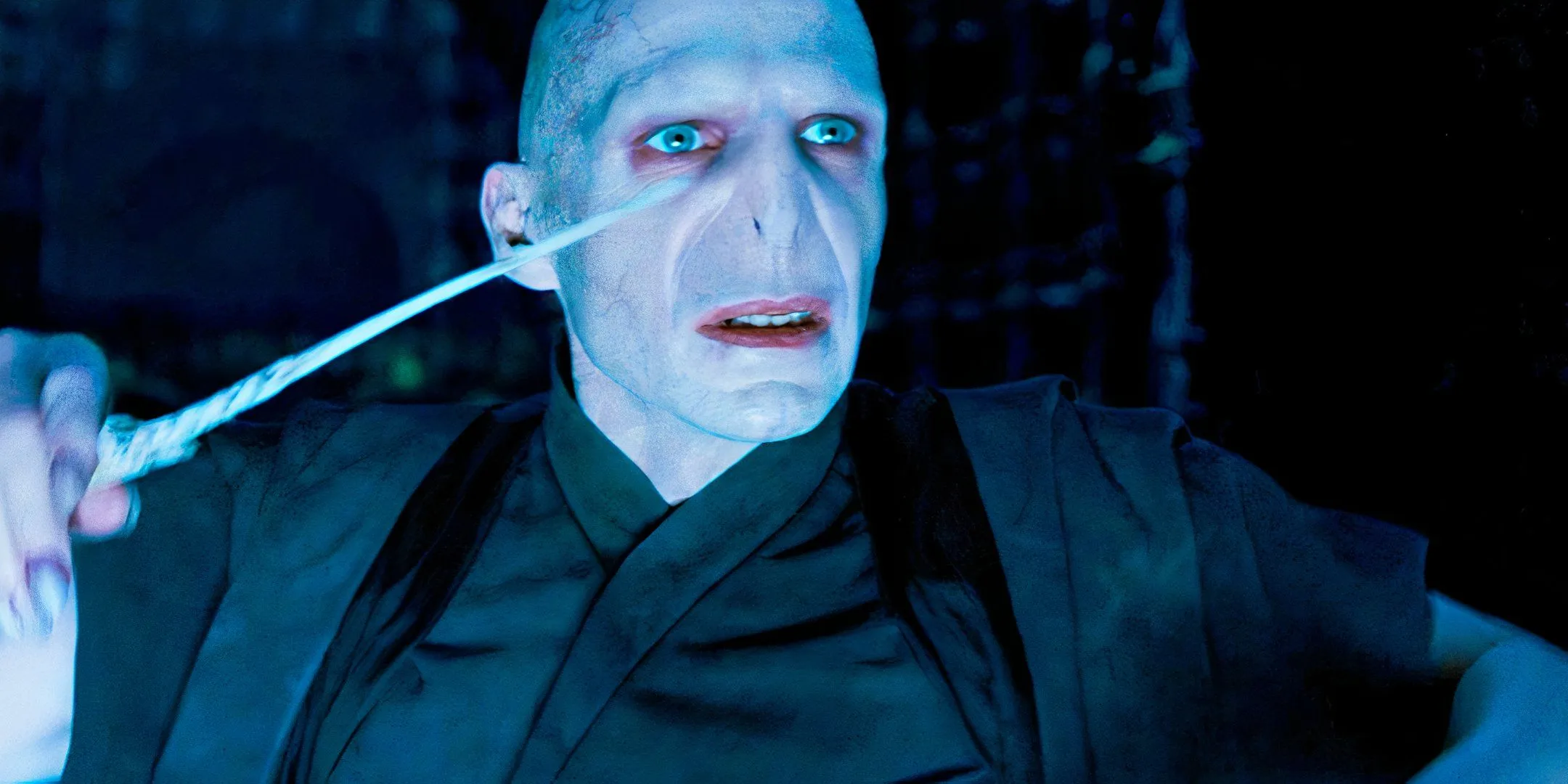 Ralph Fiennes as Voldemort.