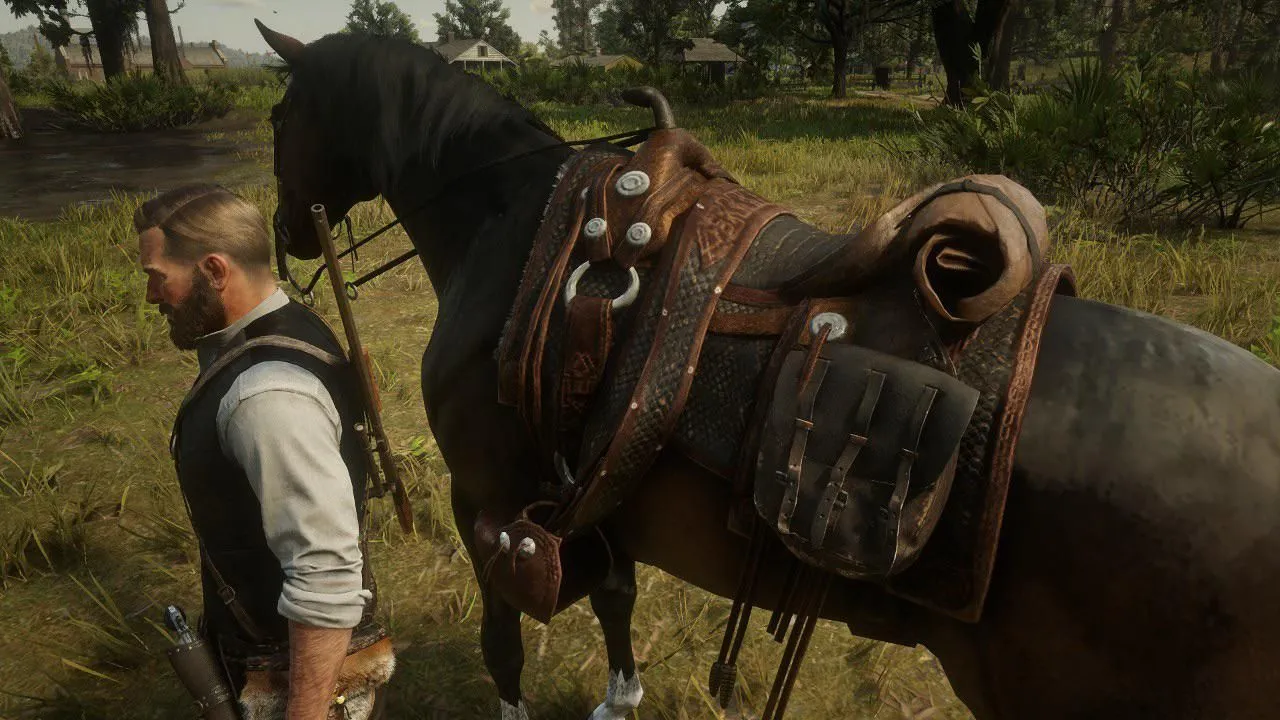 Rattlesnake Vaquero Saddle in Red Dead Redemption