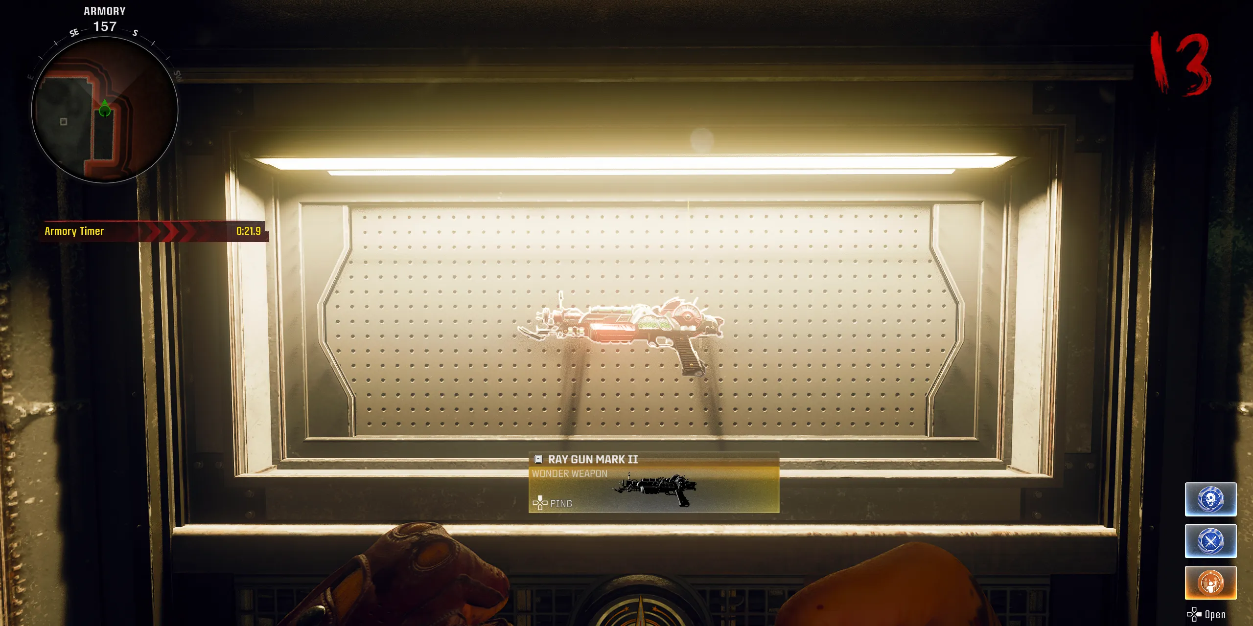 Ray Gun MK II on the wall