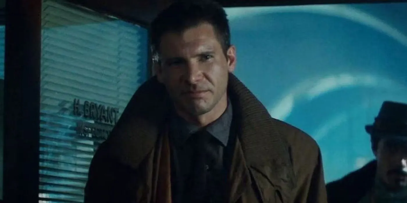 Harrison Ford as Rick Deckard in Blade Runner