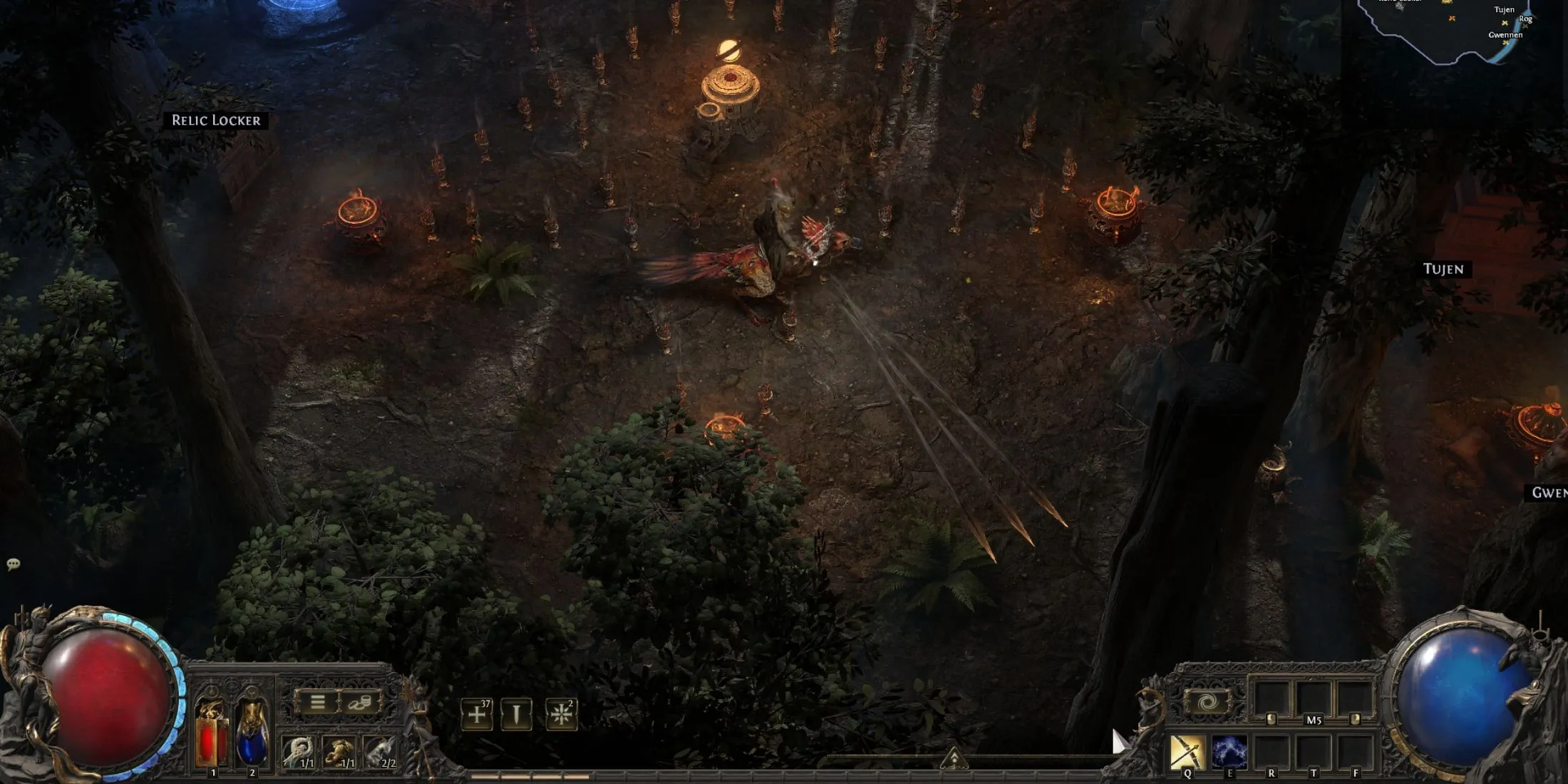 Riding a Rhoa Mount in Path of Exile 2 Riding a Rhoa Mount in Path of Exile 2