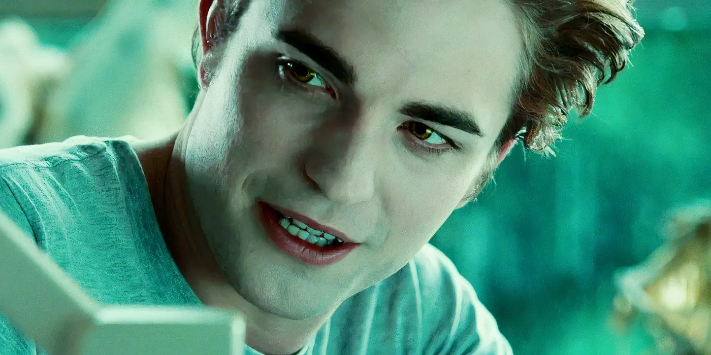 Robert Pattinson as Edward Cullen in Twilight